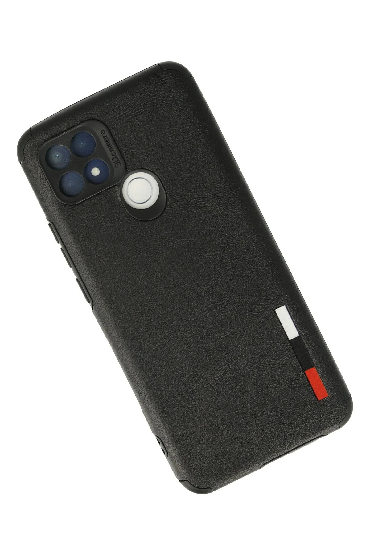 Newface Oppo A15 Kılıf Loop Deri Silikon - Siyah — görsel 2