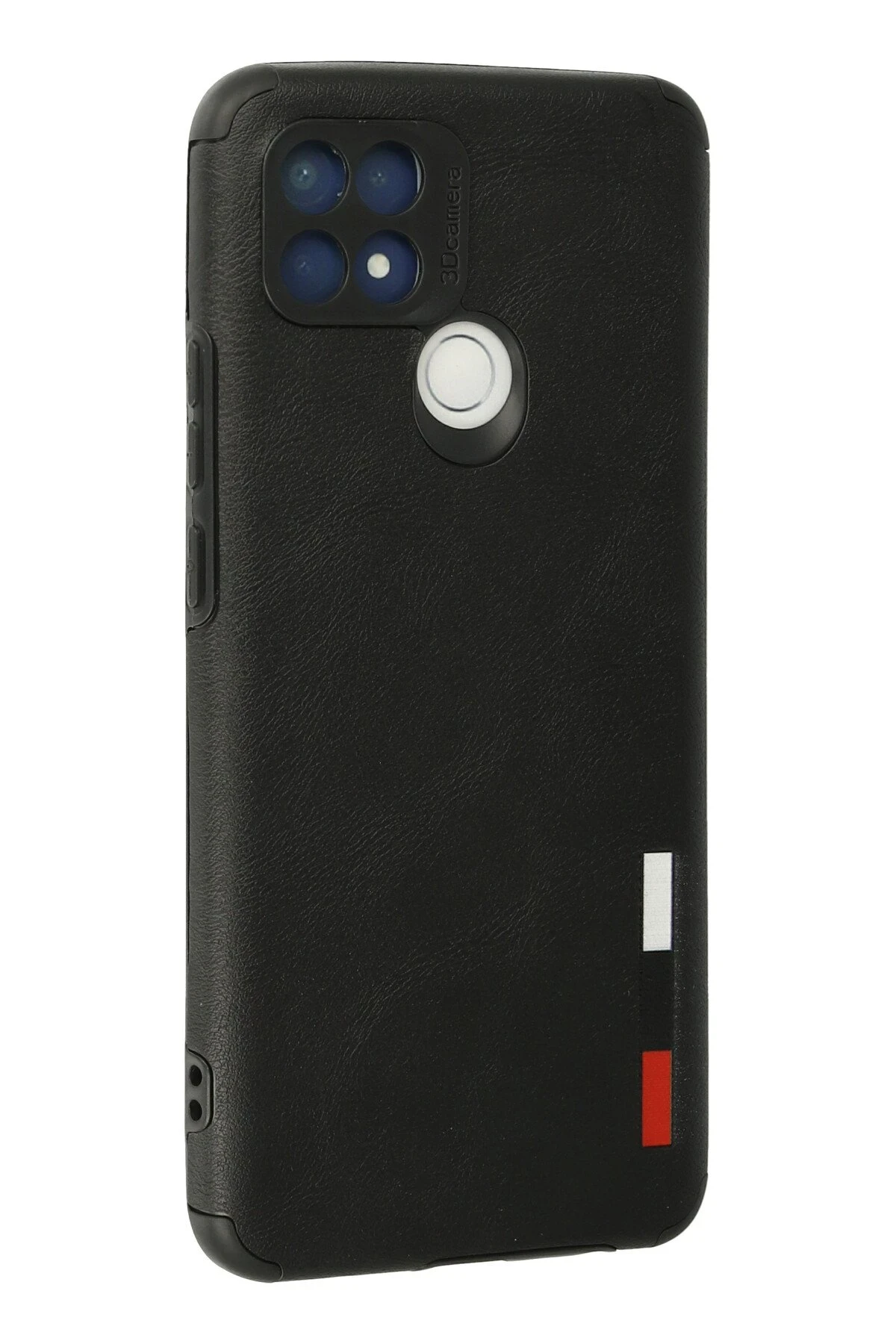 Newface Oppo A15 Kılıf Loop Deri Silikon - Siyah — görsel 3