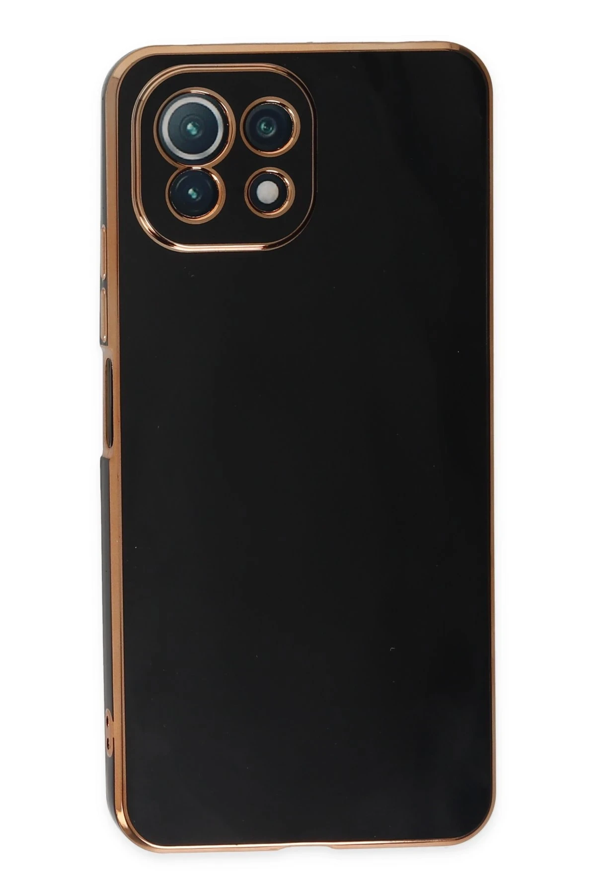 Newface Xiaomi Mİ 11 Lite Kılıf Volet Silikon - Siyah