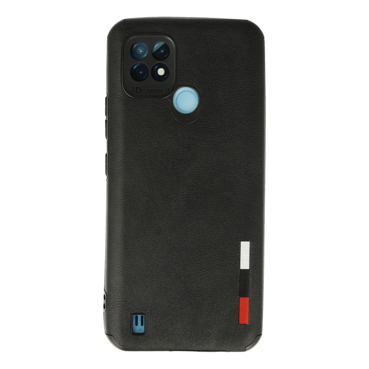 Newface Realme C21 Kılıf Loop Deri Silikon - Siyah — görsel 4