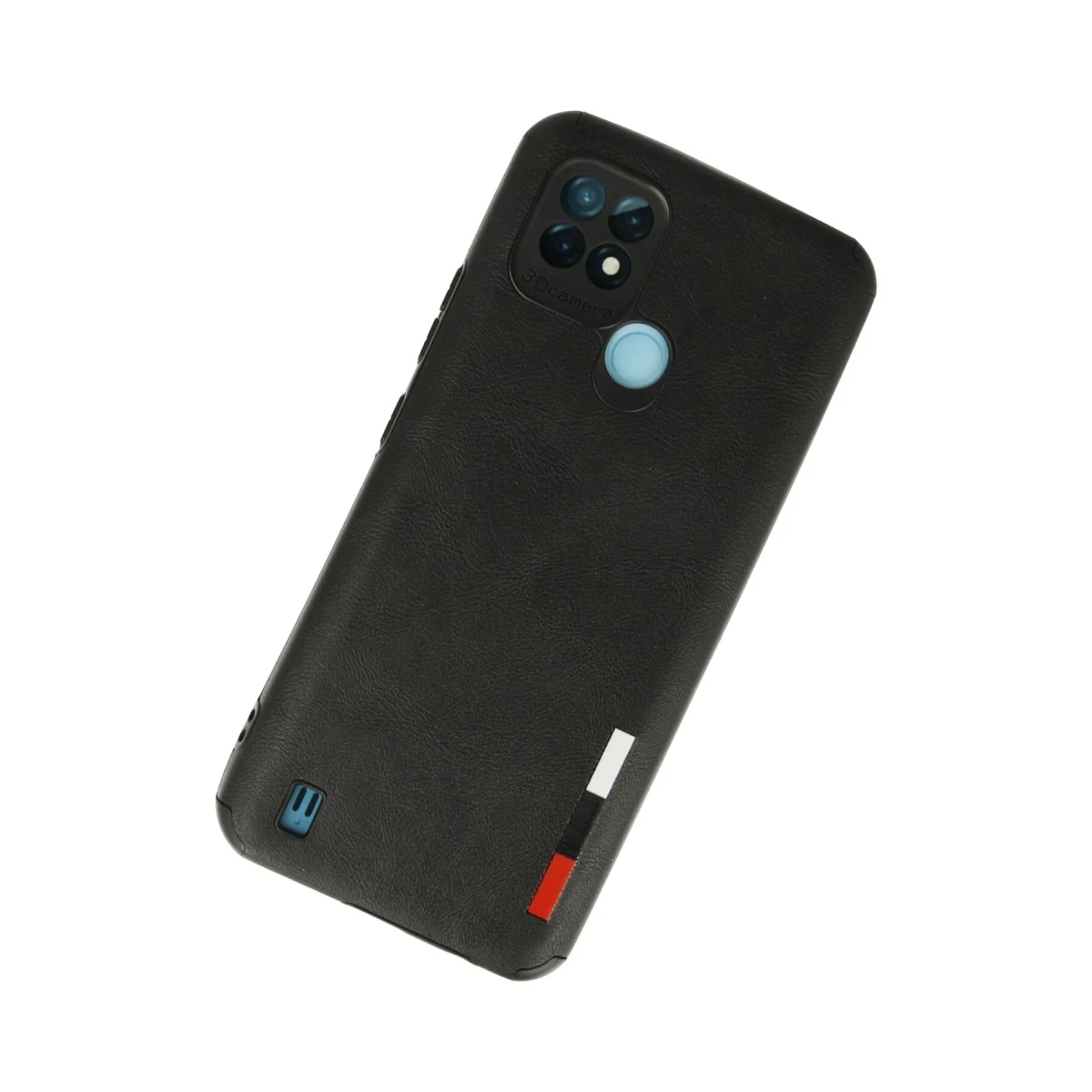 Newface Realme C21 Kılıf Loop Deri Silikon - Siyah — görsel 5
