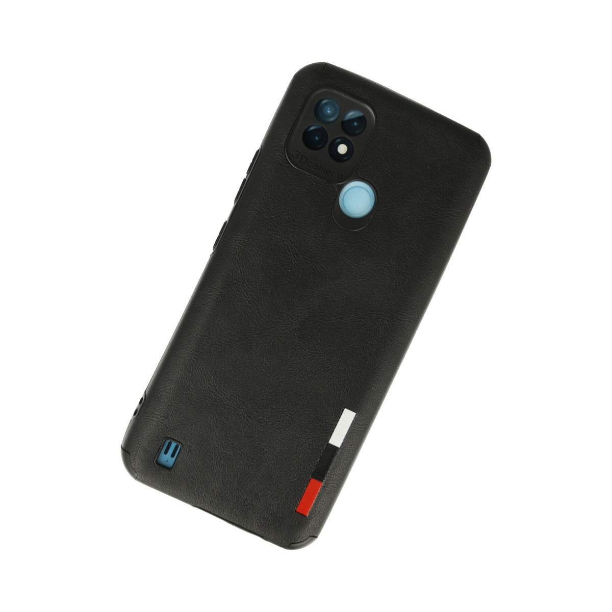 Newface Realme C21 Kılıf Loop Deri Silikon - Siyah — görsel 8