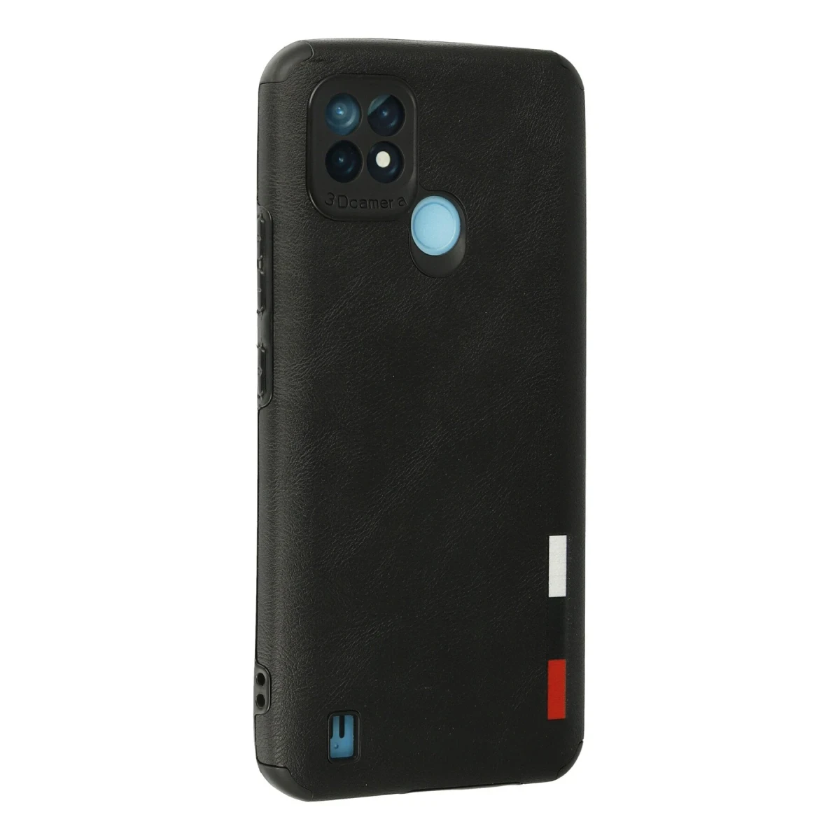 Newface Realme C21 Kılıf Loop Deri Silikon - Siyah — görsel 6