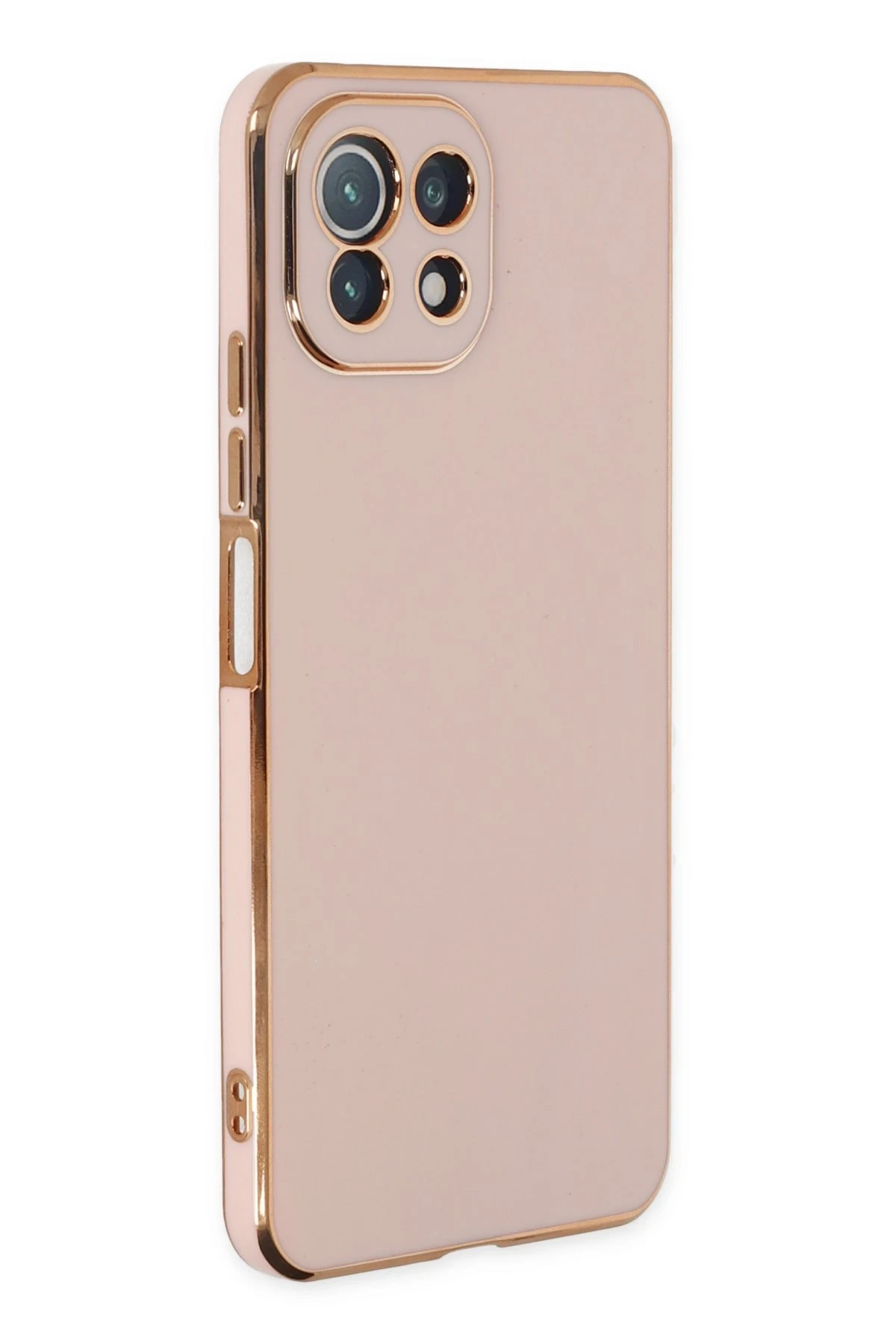 Newface Xiaomi Mİ 11 Lite Kılıf Volet Silikon - Pembe