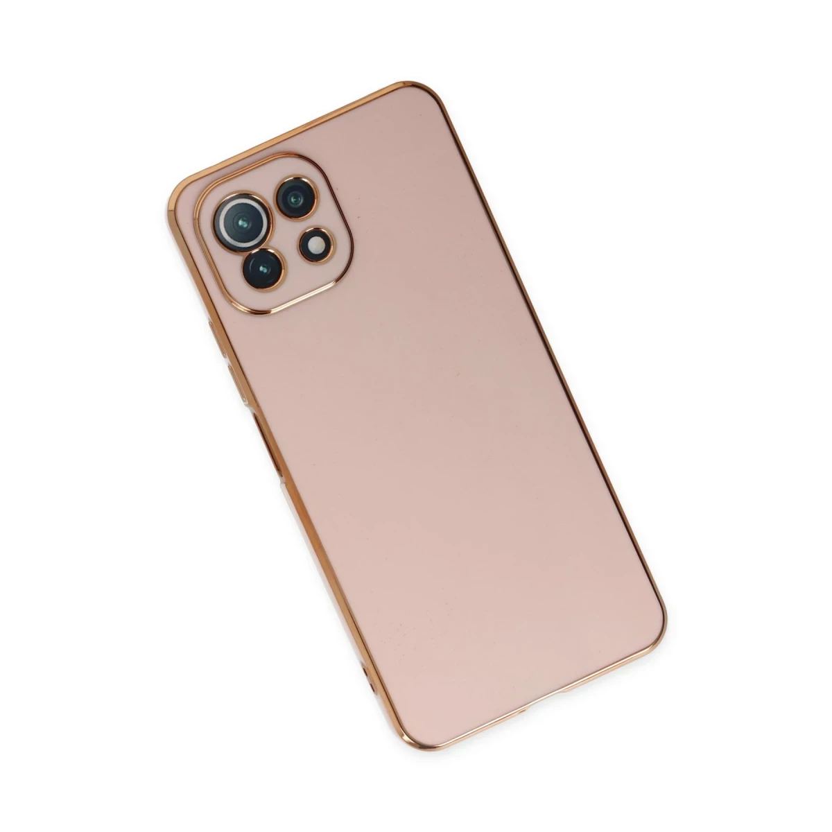 Newface Xiaomi Mİ 11 Lite Kılıf Volet Silikon - Pembe