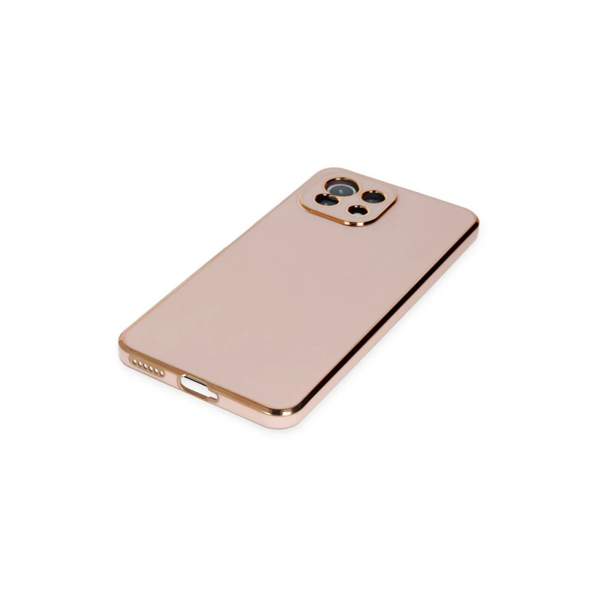 Newface Xiaomi Mİ 11 Lite Kılıf Volet Silikon - Pembe