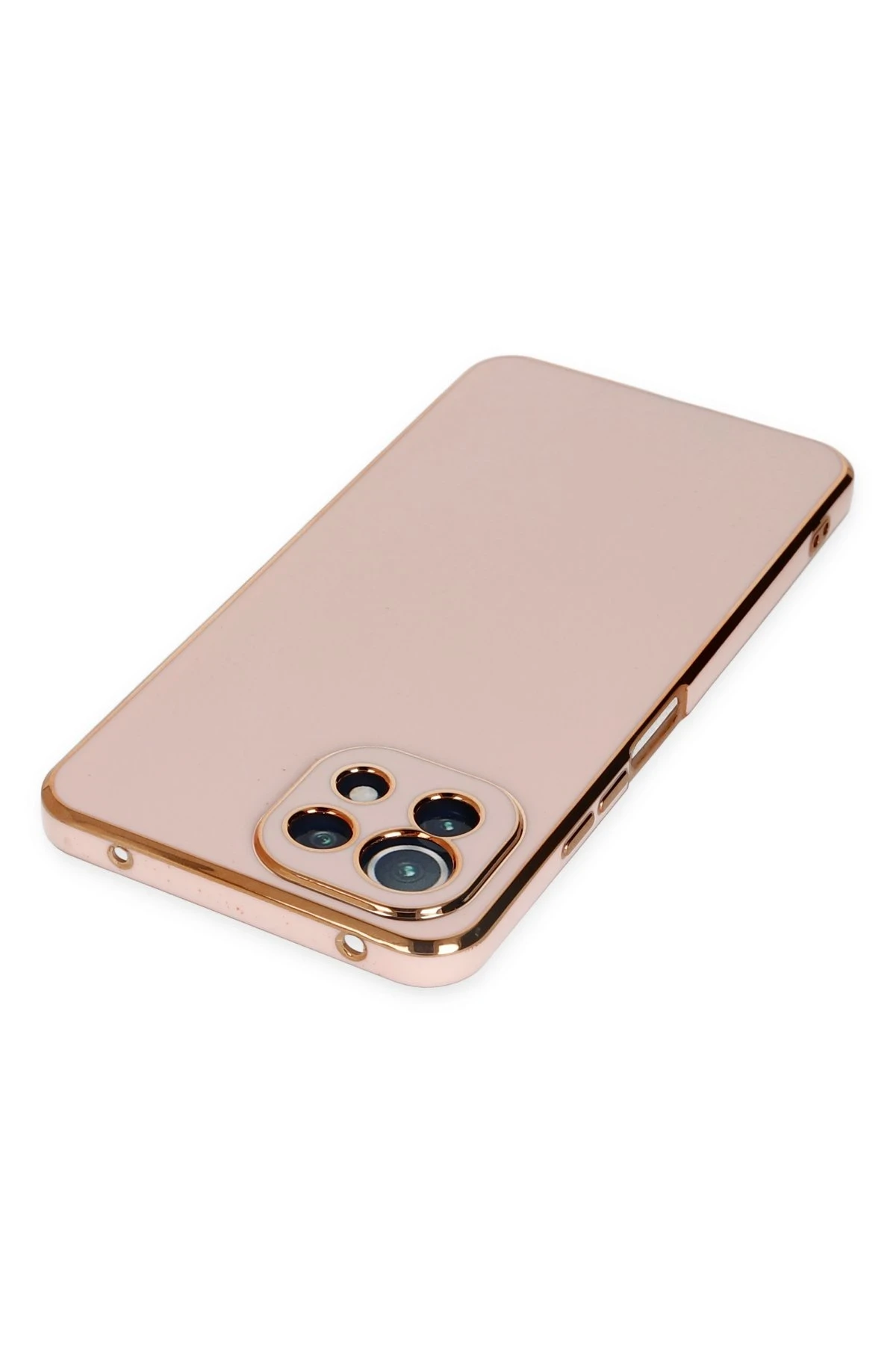 Newface Xiaomi Mİ 11 Lite Kılıf Volet Silikon - Pembe