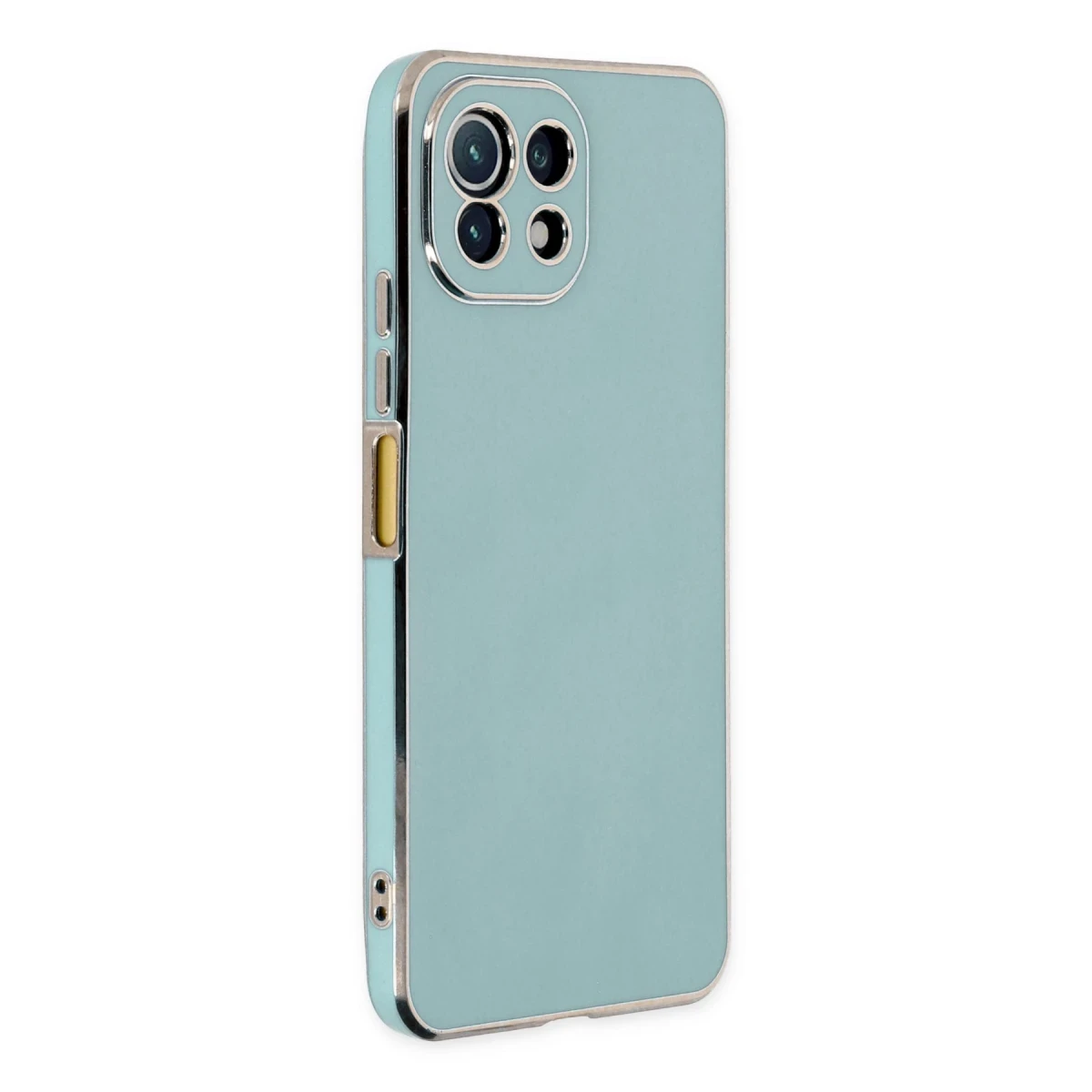 Newface Xiaomi Mİ 11 Lite Kılıf Volet Silikon - Açık Yeşil