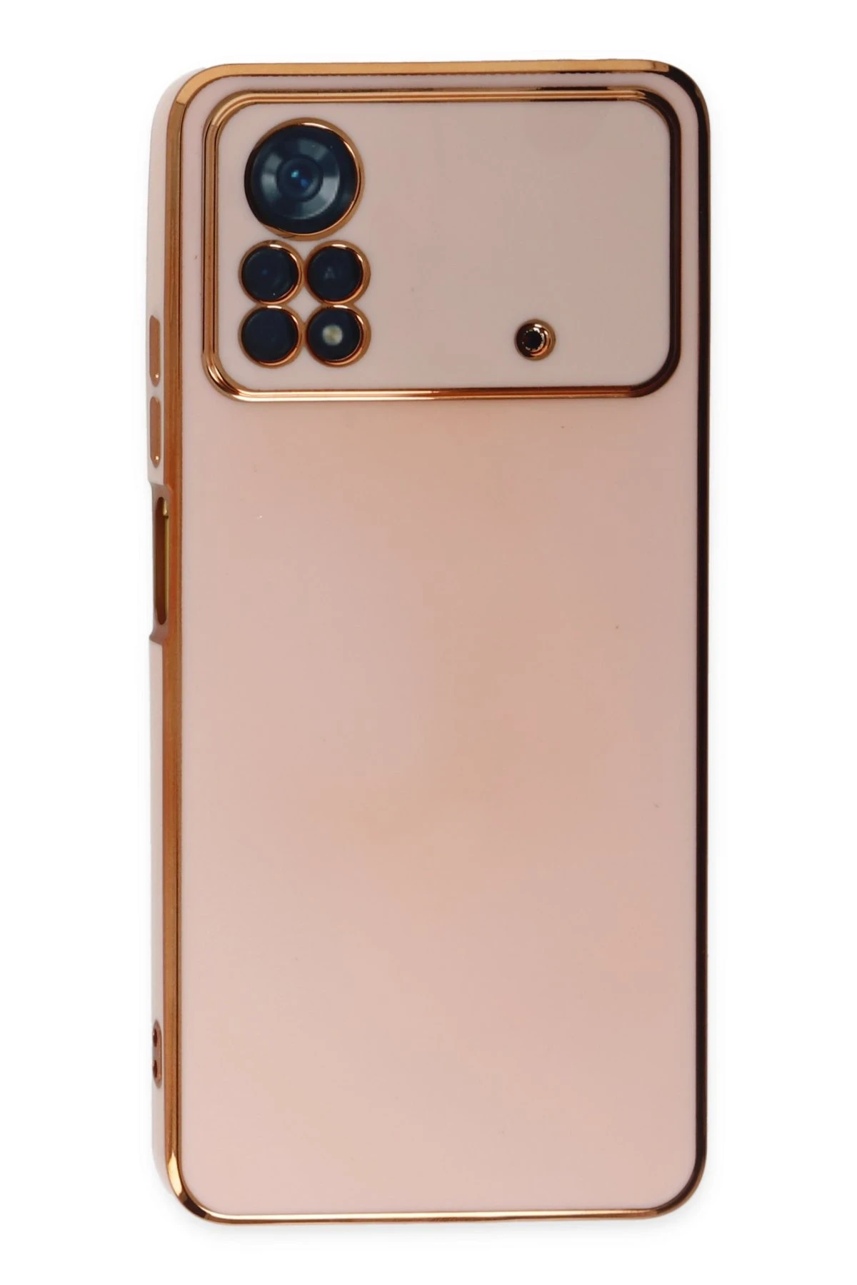 Newface Xiaomi Poco X4 Pro 5G Kılıf Volet Silikon - Pembe