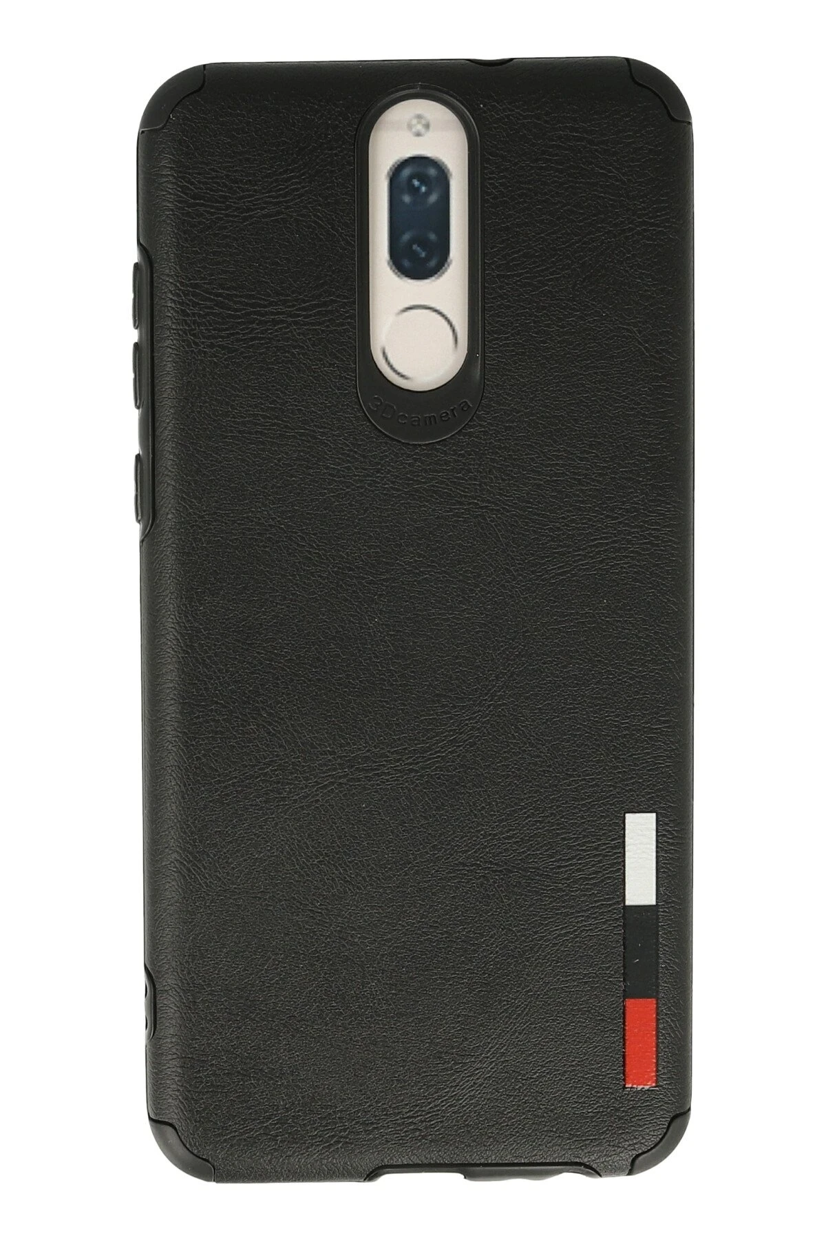 Newface Huawei Mate 10 Lite Kılıf Loop Deri Silikon - Siyah