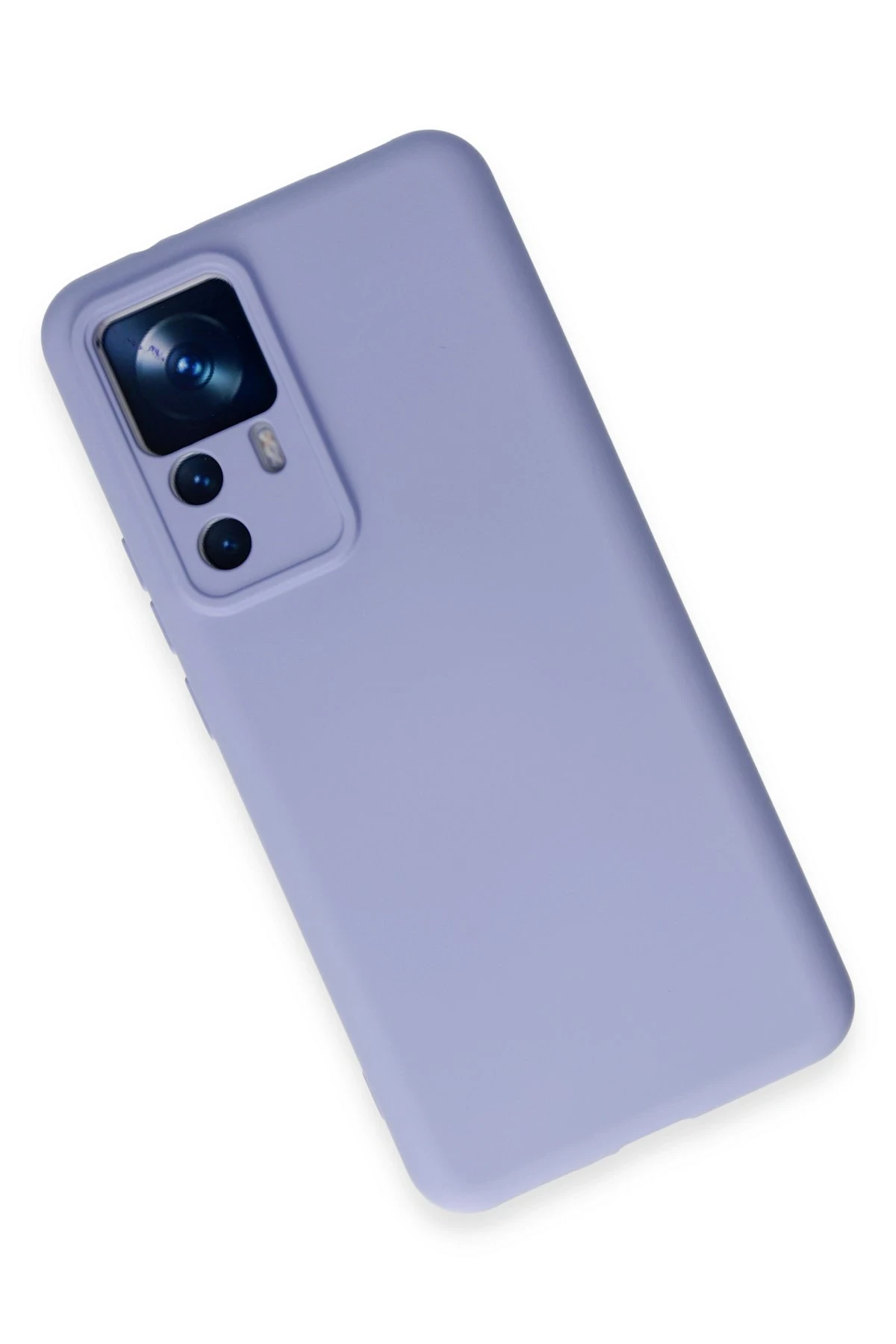 Newface Xiaomi Mi 12T Pro Kılıf Nano içi Kadife Silikon - Lila