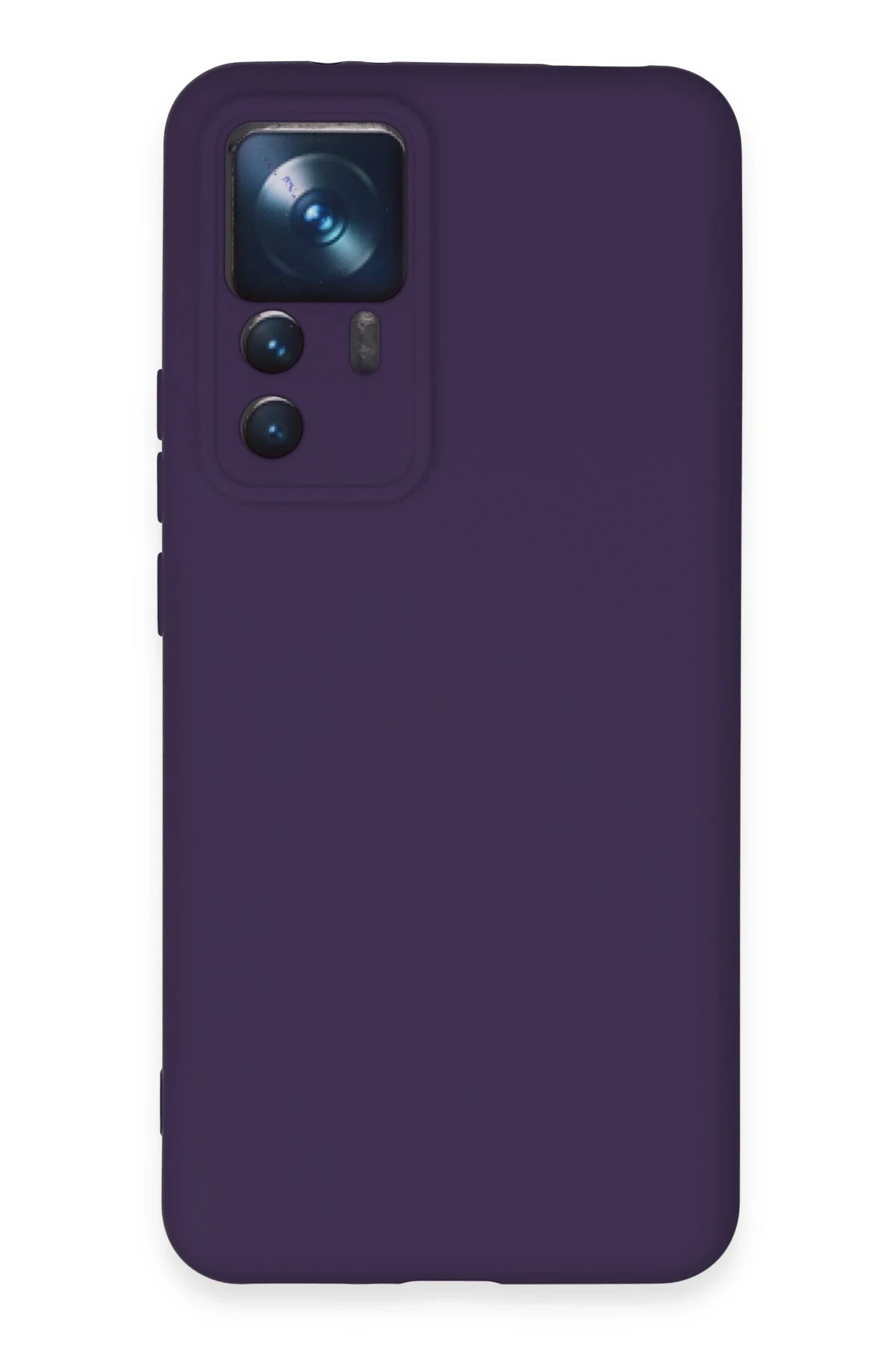 Newface Xiaomi Mi 12T Pro Kılıf Nano içi Kadife Silikon - Mor