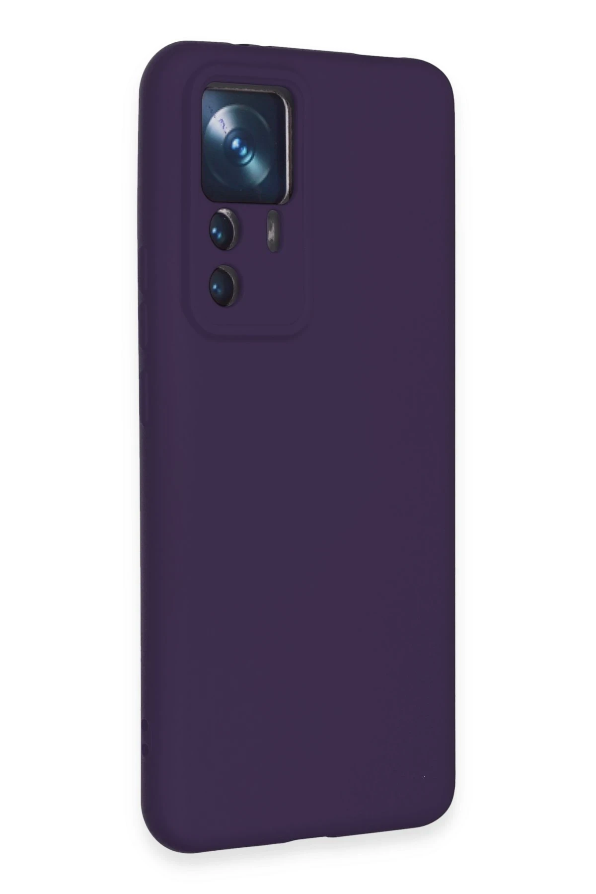 Newface Xiaomi Mi 12T Pro Kılıf Nano içi Kadife Silikon - Mor