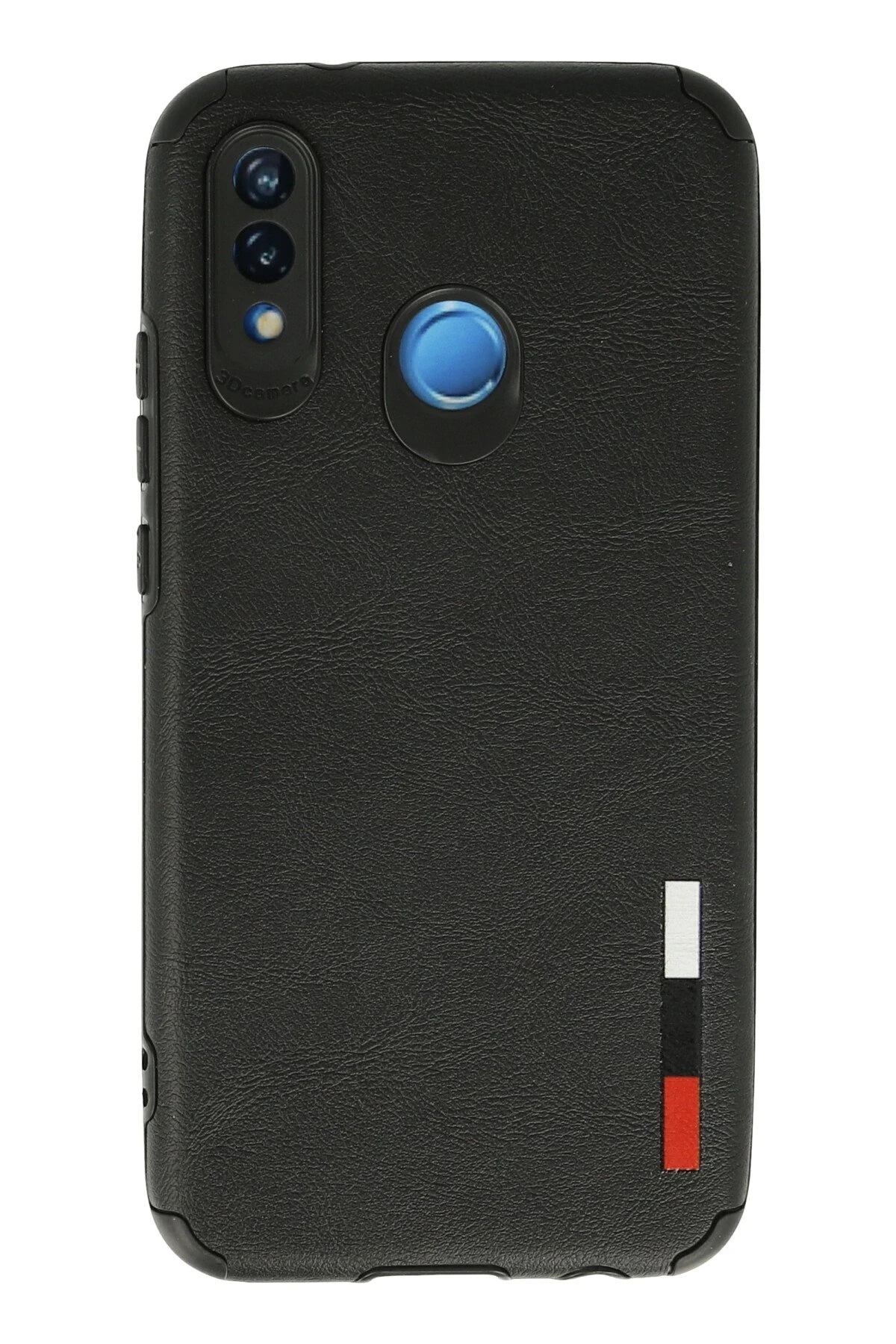 Newface Huawei P20 Lite Kılıf Loop Deri Silikon - Siyah