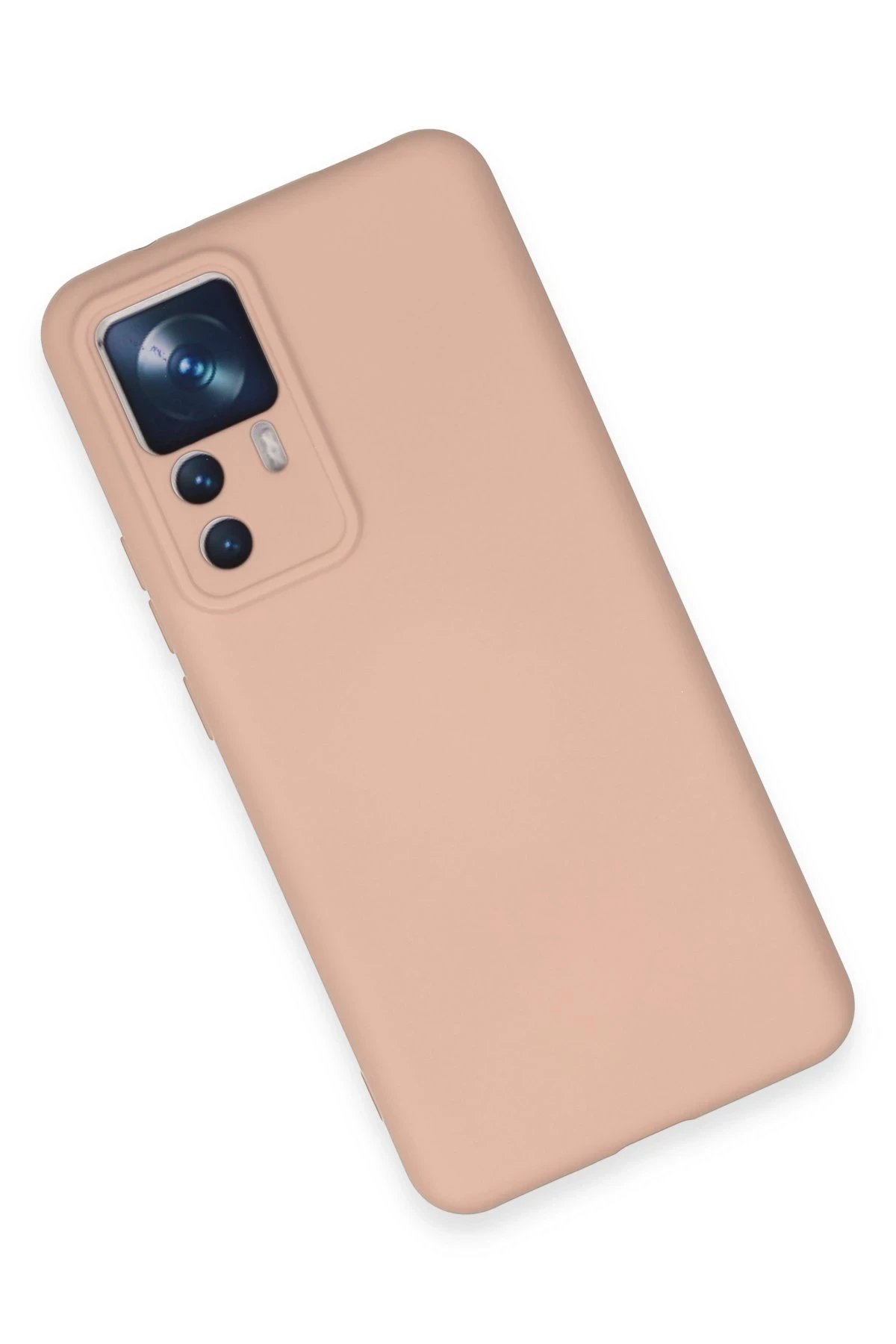 Newface Xiaomi Mi 12T Pro Kılıf Nano içi Kadife Silikon - Pudra