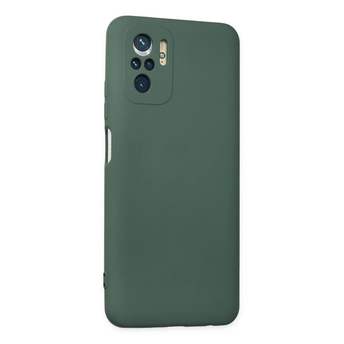 Newface Xiaomi Poco M5s Kılıf Nano içi Kadife Silikon - Koyu Yeşil — görsel 5