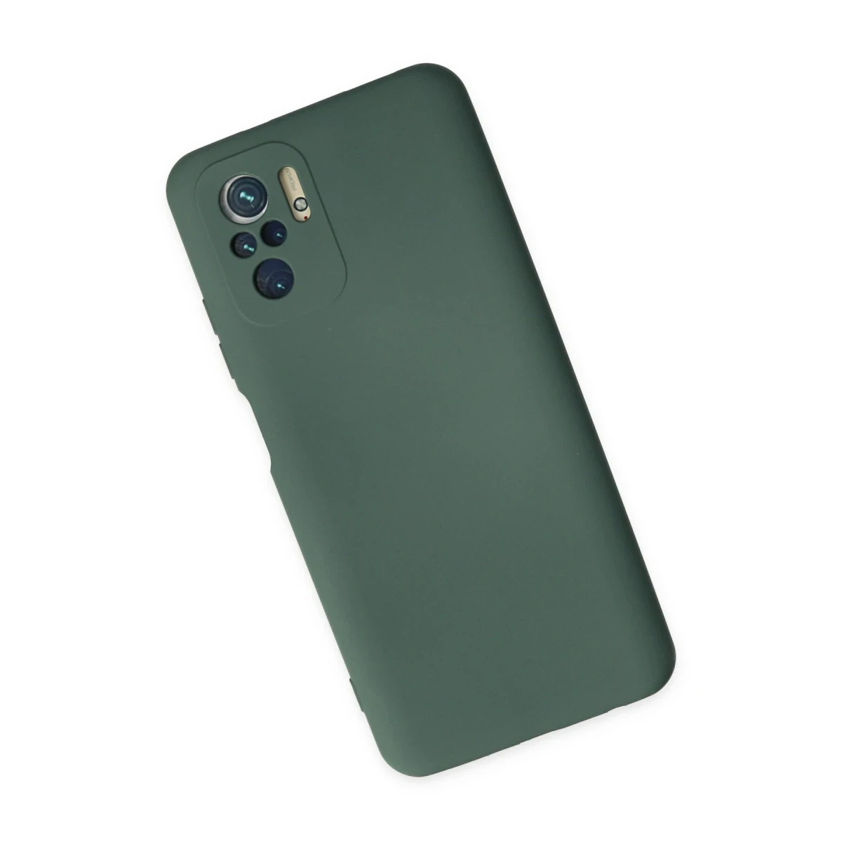 Newface Xiaomi Poco M5s Kılıf Nano içi Kadife Silikon - Koyu Yeşil — görsel 6