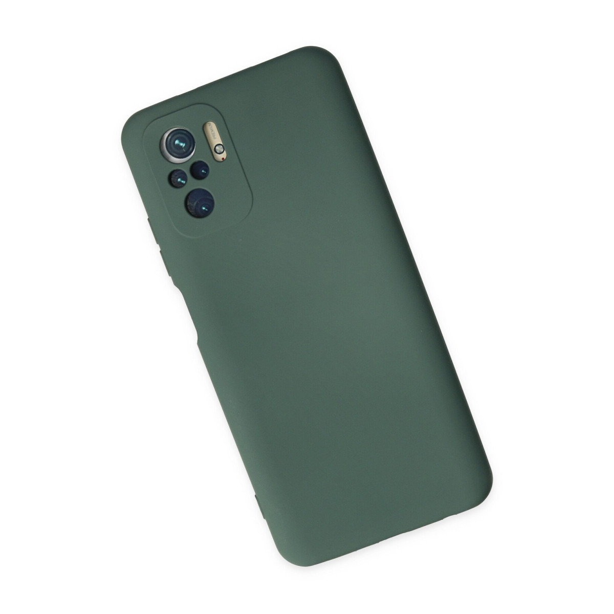 Newface Xiaomi Poco M5s Kılıf Nano içi Kadife Silikon - Koyu Yeşil — görsel 9