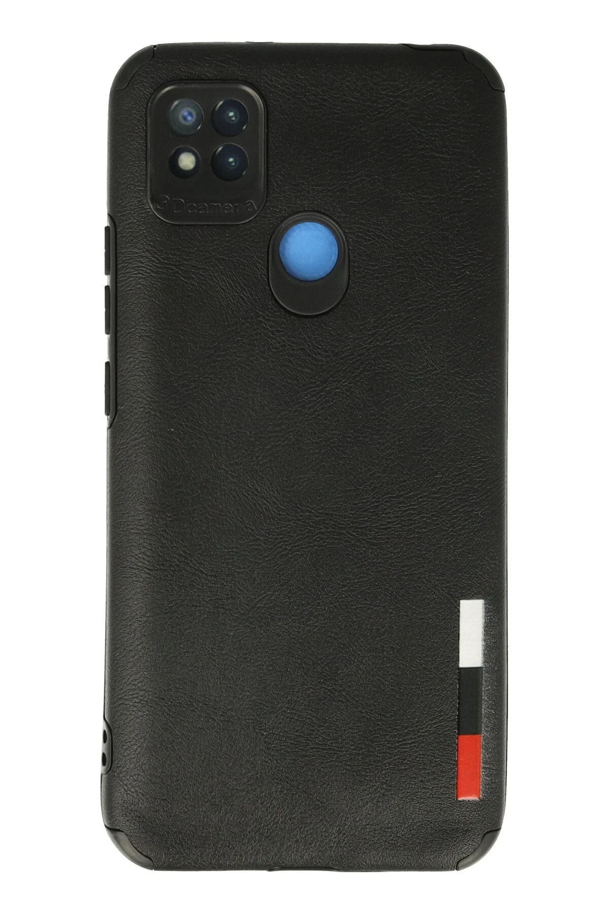Newface Xiaomi Redmi 9C Kılıf Loop Deri Silikon - Siyah