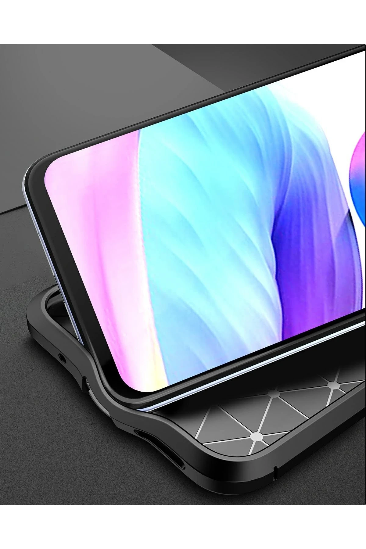 Newface Xiaomi Redmi Note 11 SE Kılıf Auto Focus Kapak - Kırmızı — görsel 3
