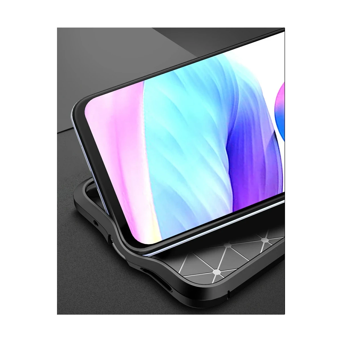 Newface Xiaomi Redmi Note 11 SE Kılıf Auto Focus Kapak - Kırmızı — görsel 6