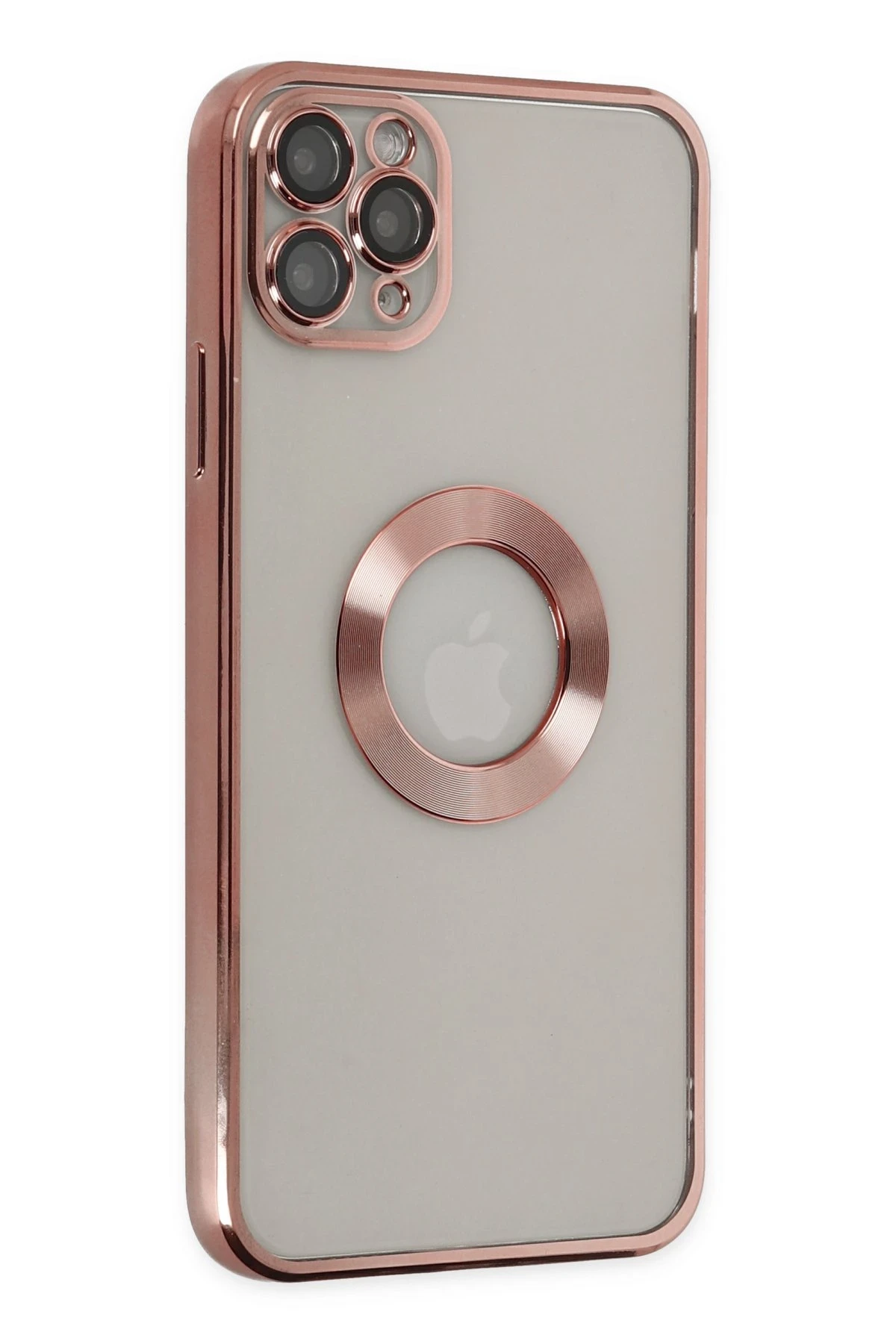 Newface iPhone 11 Pro Kılıf Slot Silikon - Rose Gold