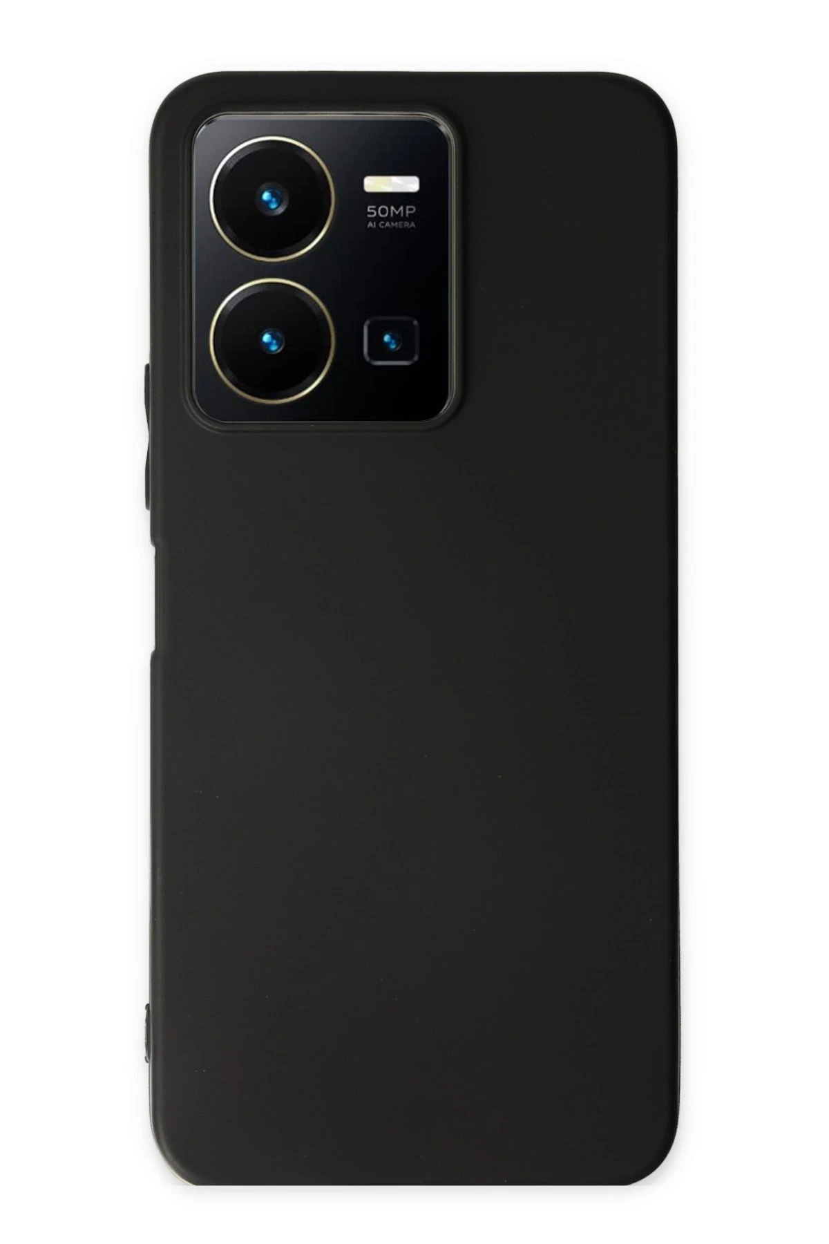 Newface Vivo Y35 Kılıf First Silikon - Siyah