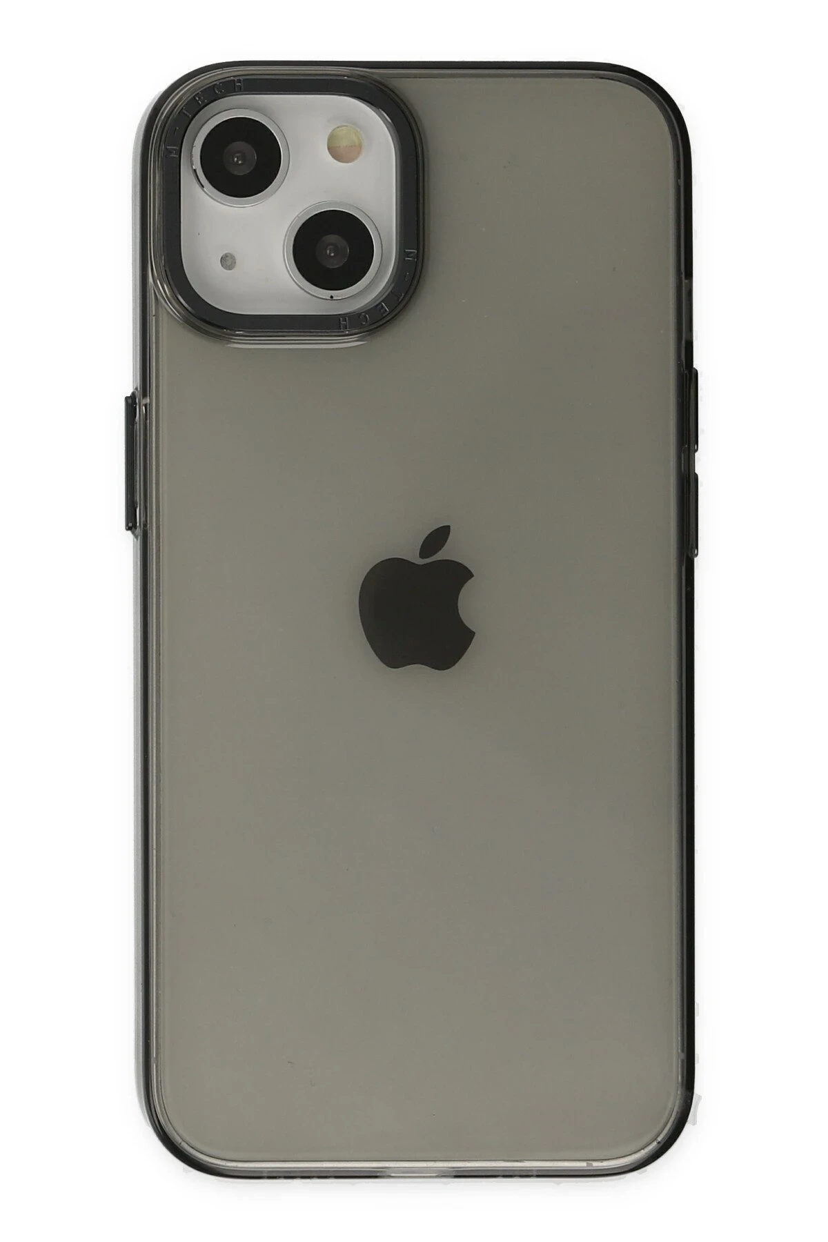 Newface Apple iPhone 13 Kılıf Anka PC Sert Metal Kapak - Siyah