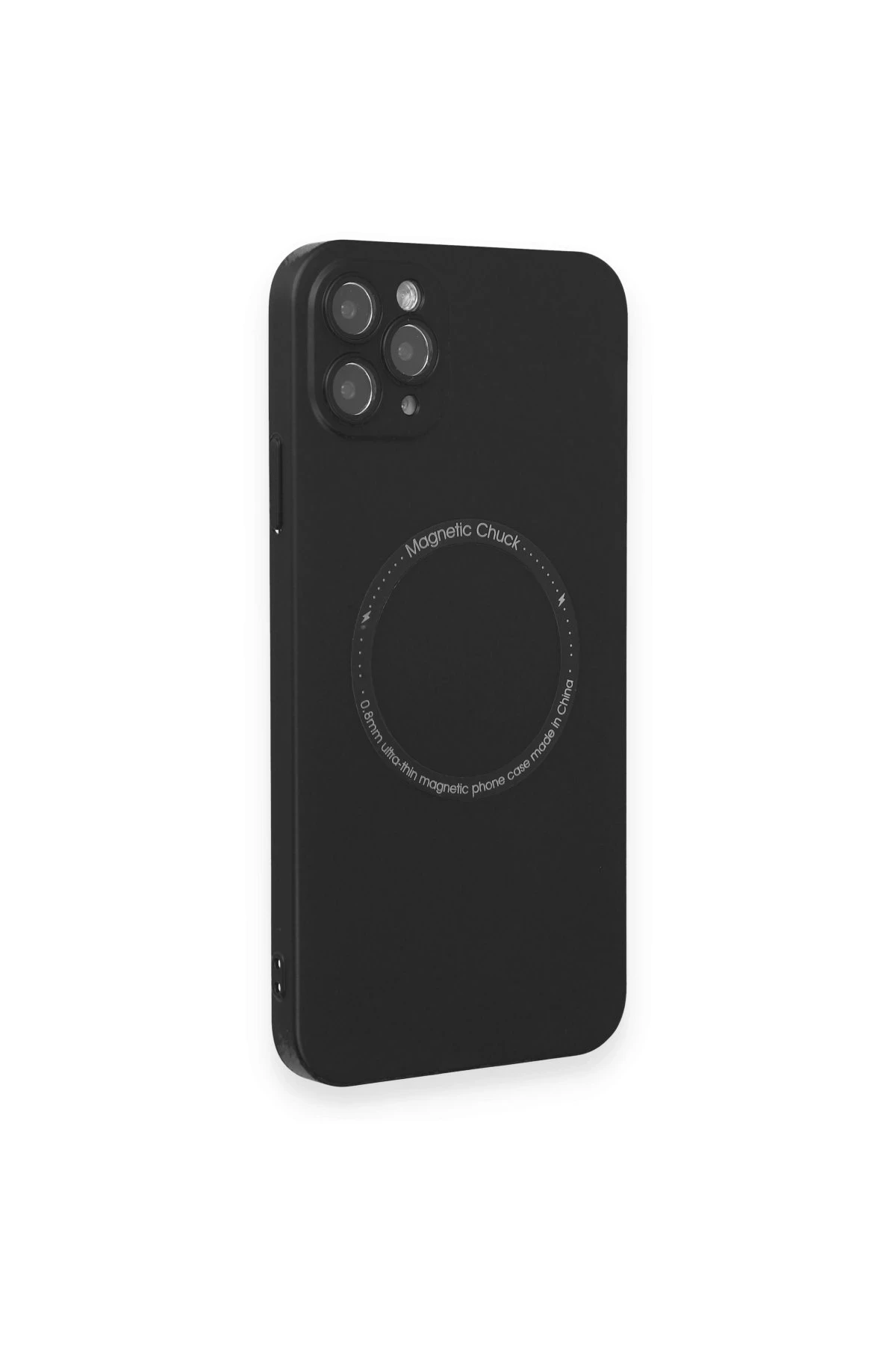 Newface Apple iPhone 11 Pro Max Kılıf Jack Magneticsafe Lens Silikon - Siyah — görsel 2