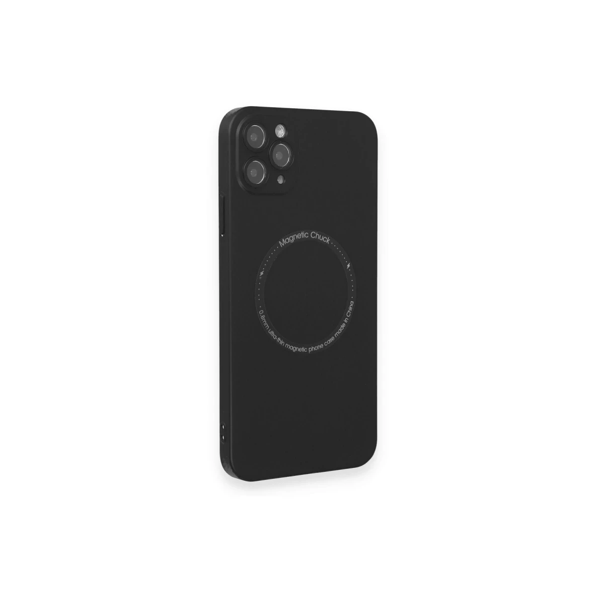 Newface Apple iPhone 11 Pro Max Kılıf Jack Magneticsafe Lens Silikon - Siyah — görsel 7