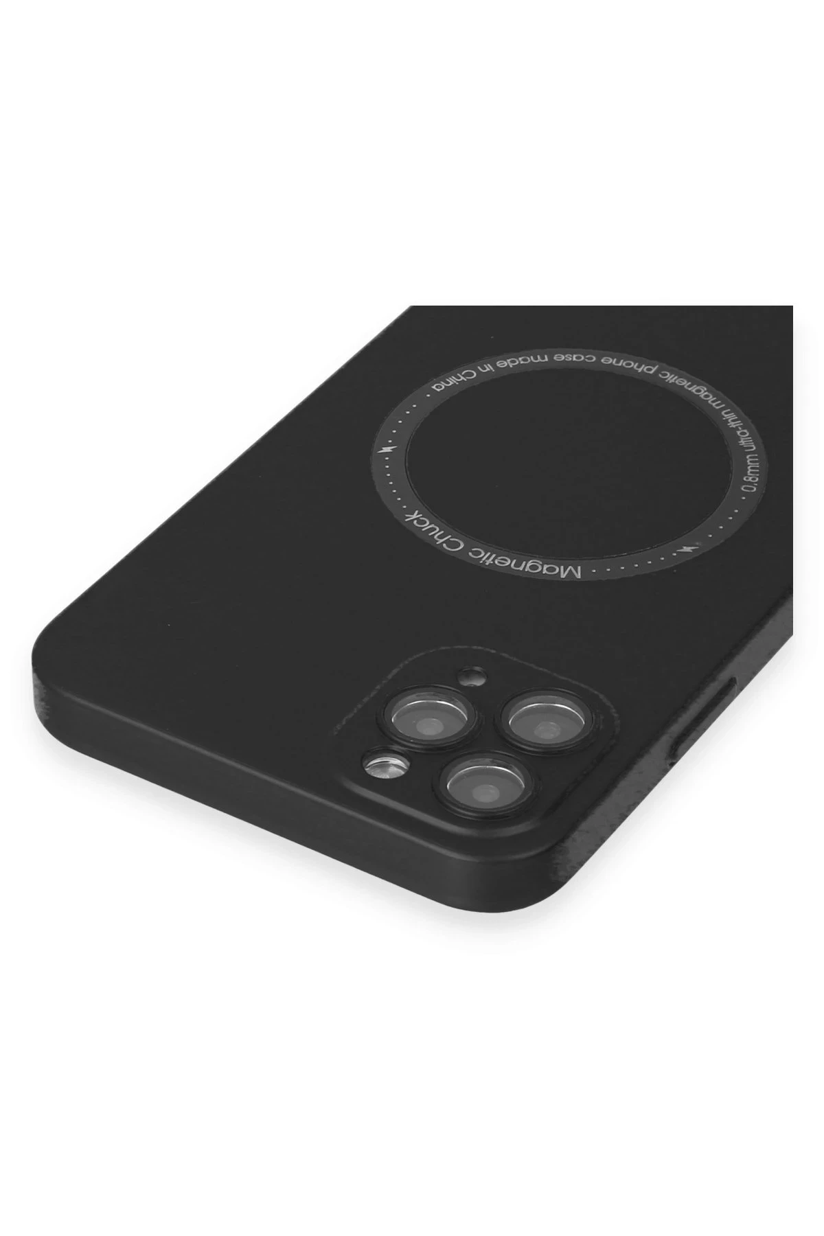 Newface Apple iPhone 11 Pro Max Kılıf Jack Magneticsafe Lens Silikon - Siyah — görsel 5