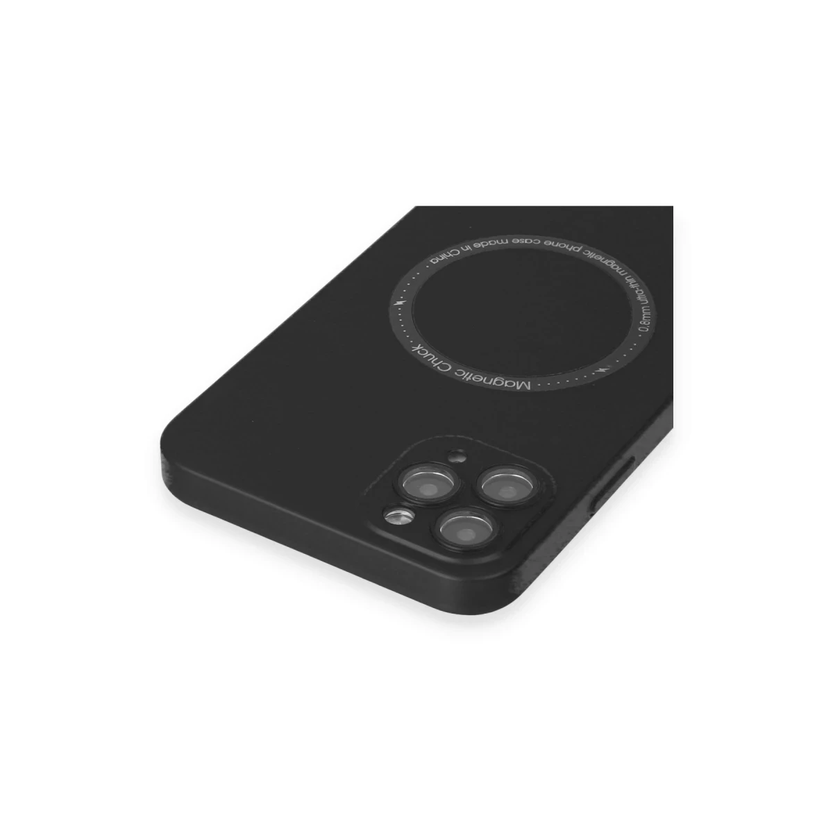 Newface Apple iPhone 11 Pro Max Kılıf Jack Magneticsafe Lens Silikon - Siyah — görsel 10