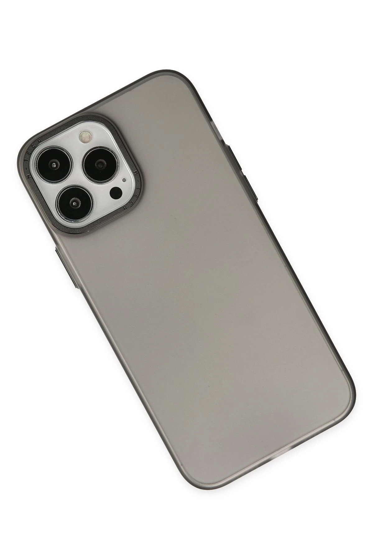 Newface iPhone 14 Pro Kılıf Modos Metal Kapak - Siyah