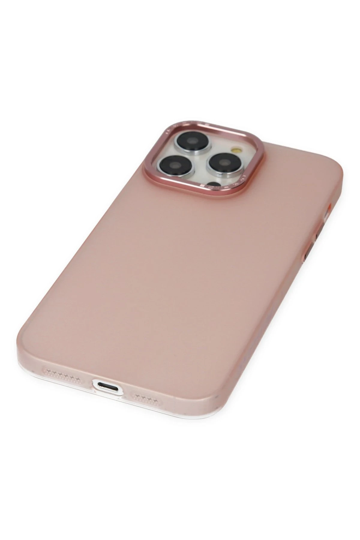 Newface iPhone 14 Pro Kılıf Modos Metal Kapak - Pembe