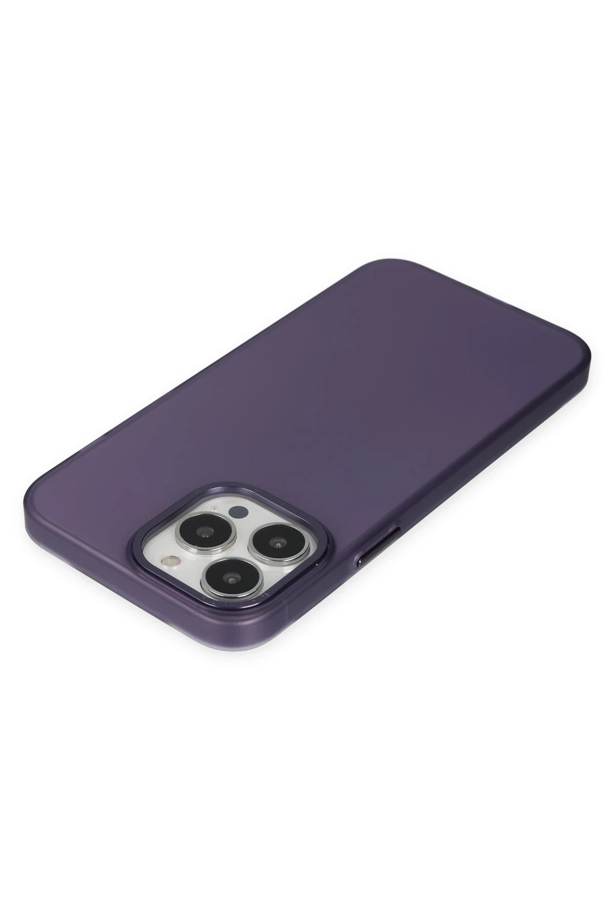 Newface iPhone 14 Pro Kılıf Modos Metal Kapak - Derin Mor