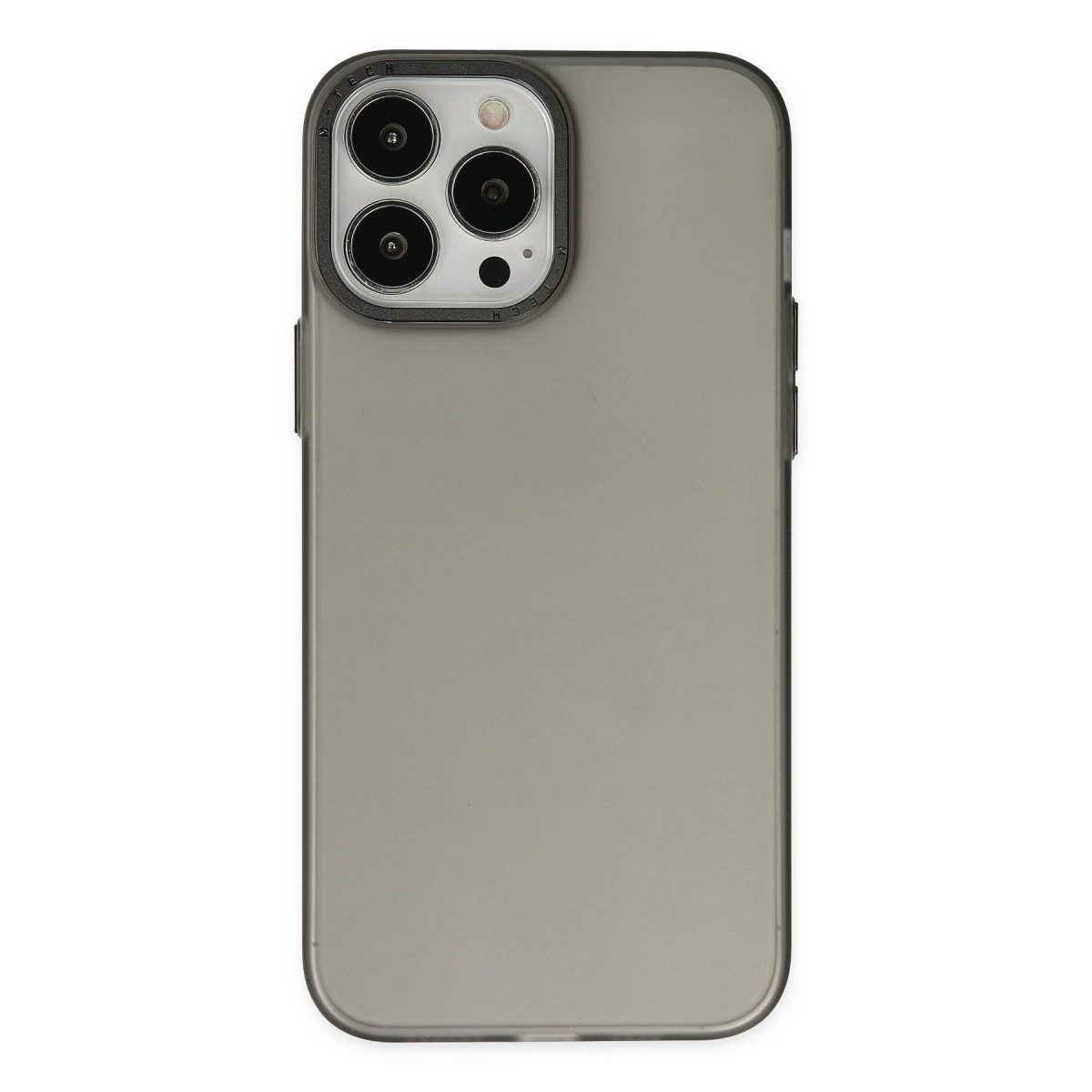 Newface Apple iPhone 14 Pro Max Kılıf Modos Metal Kapak - Siyah — görsel 11
