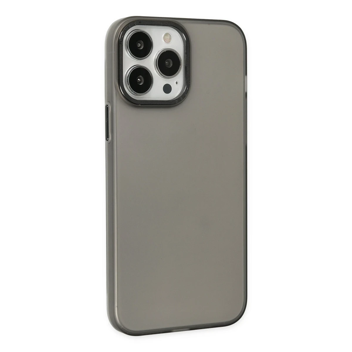 Newface Apple iPhone 14 Pro Max Kılıf Modos Metal Kapak - Siyah — görsel 7