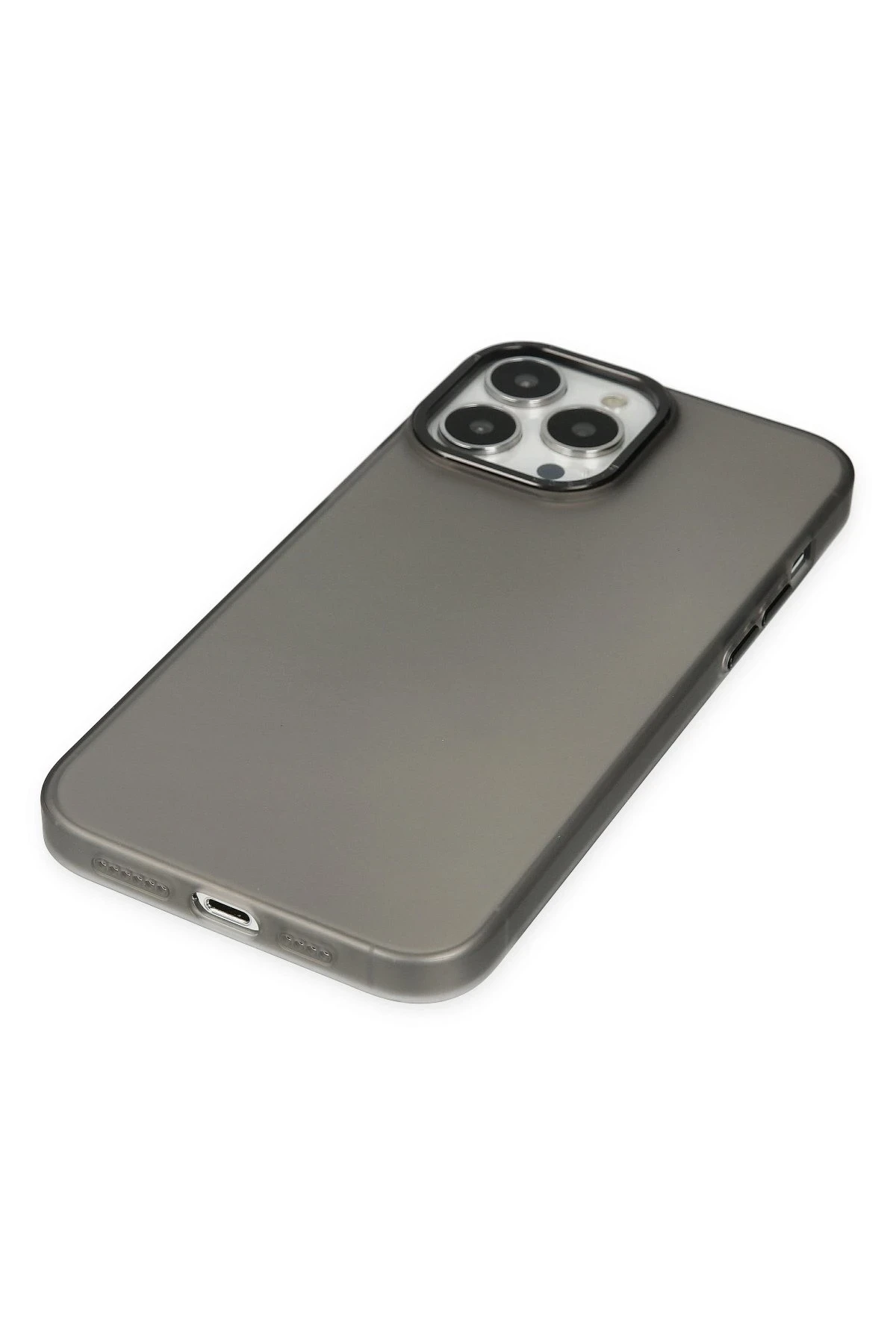 Newface iPhone 14 Pro Max Kılıf Modos Metal Kapak - Siyah