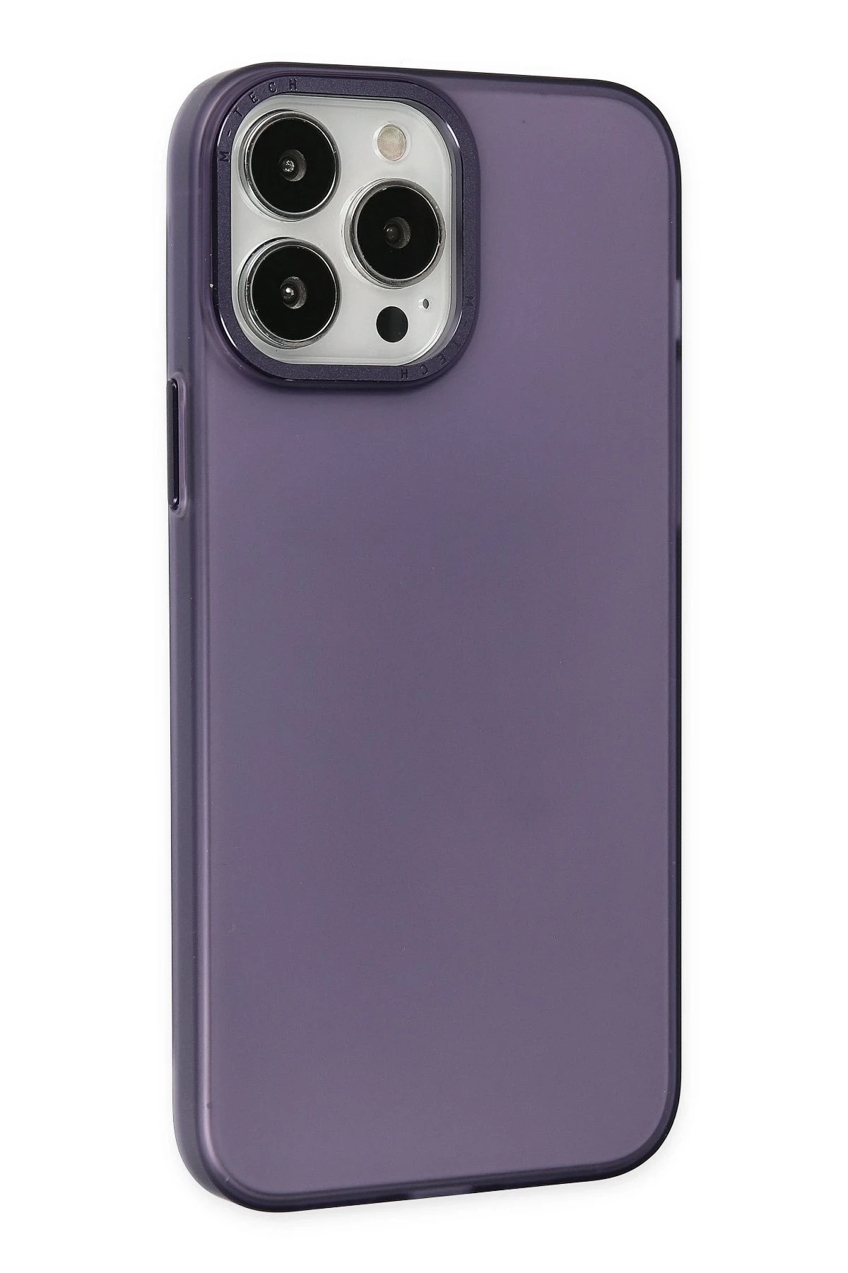 Newface iPhone 14 Pro Max Kılıf Modos Metal Kapak - Mor