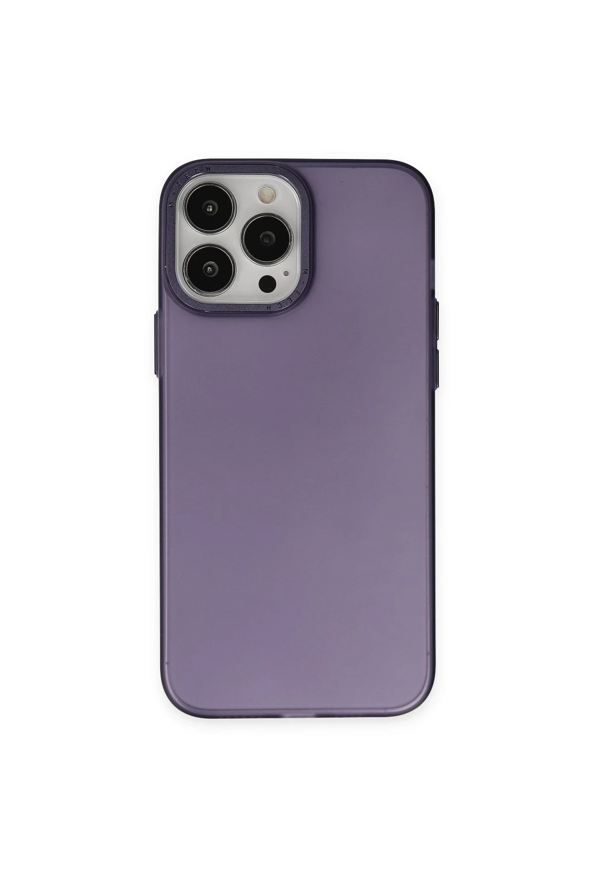 Newface iPhone 14 Pro Max Kılıf Modos Metal Kapak - Derin Mor
