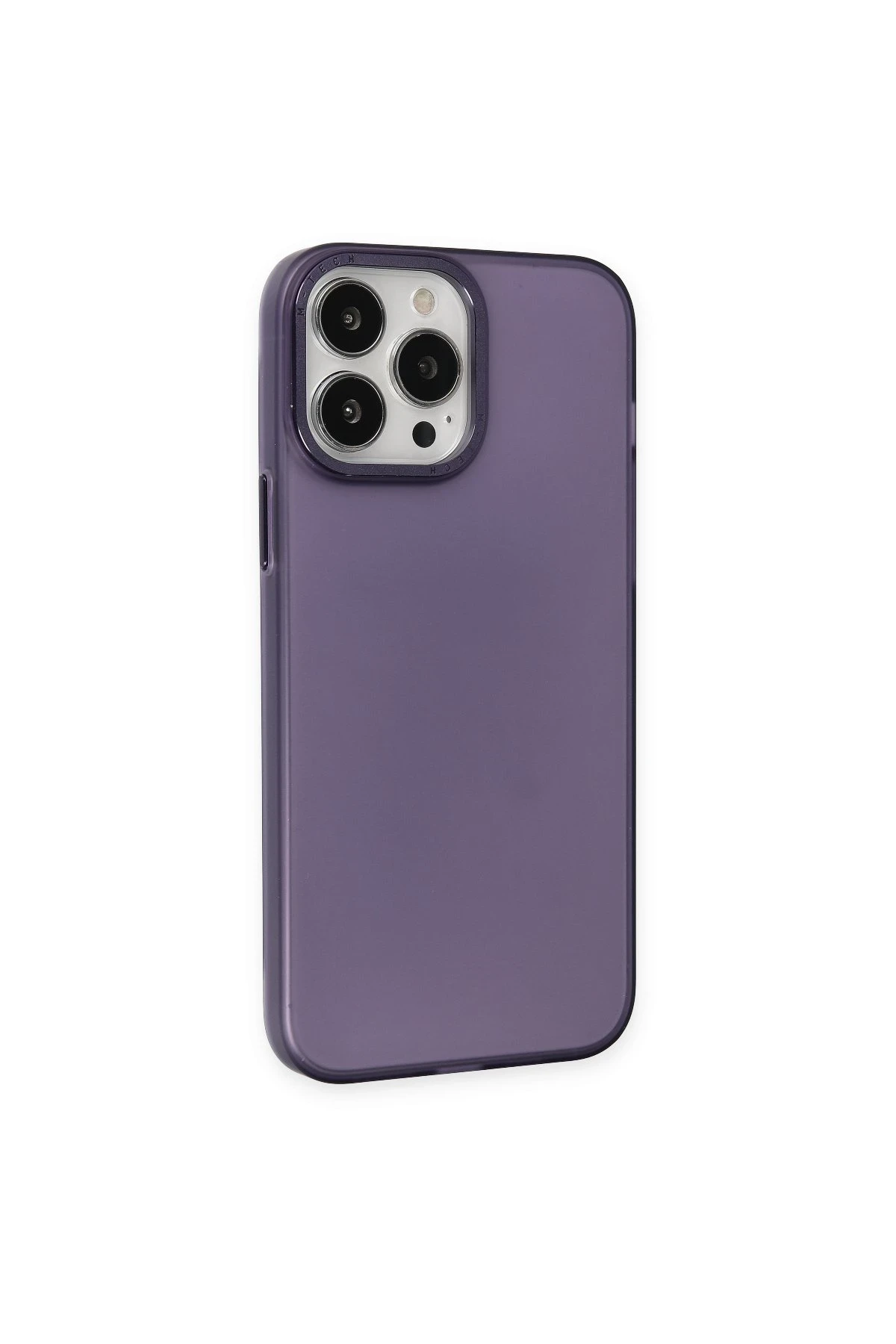 Newface iPhone 14 Pro Max Kılıf Modos Metal Kapak - Derin Mor