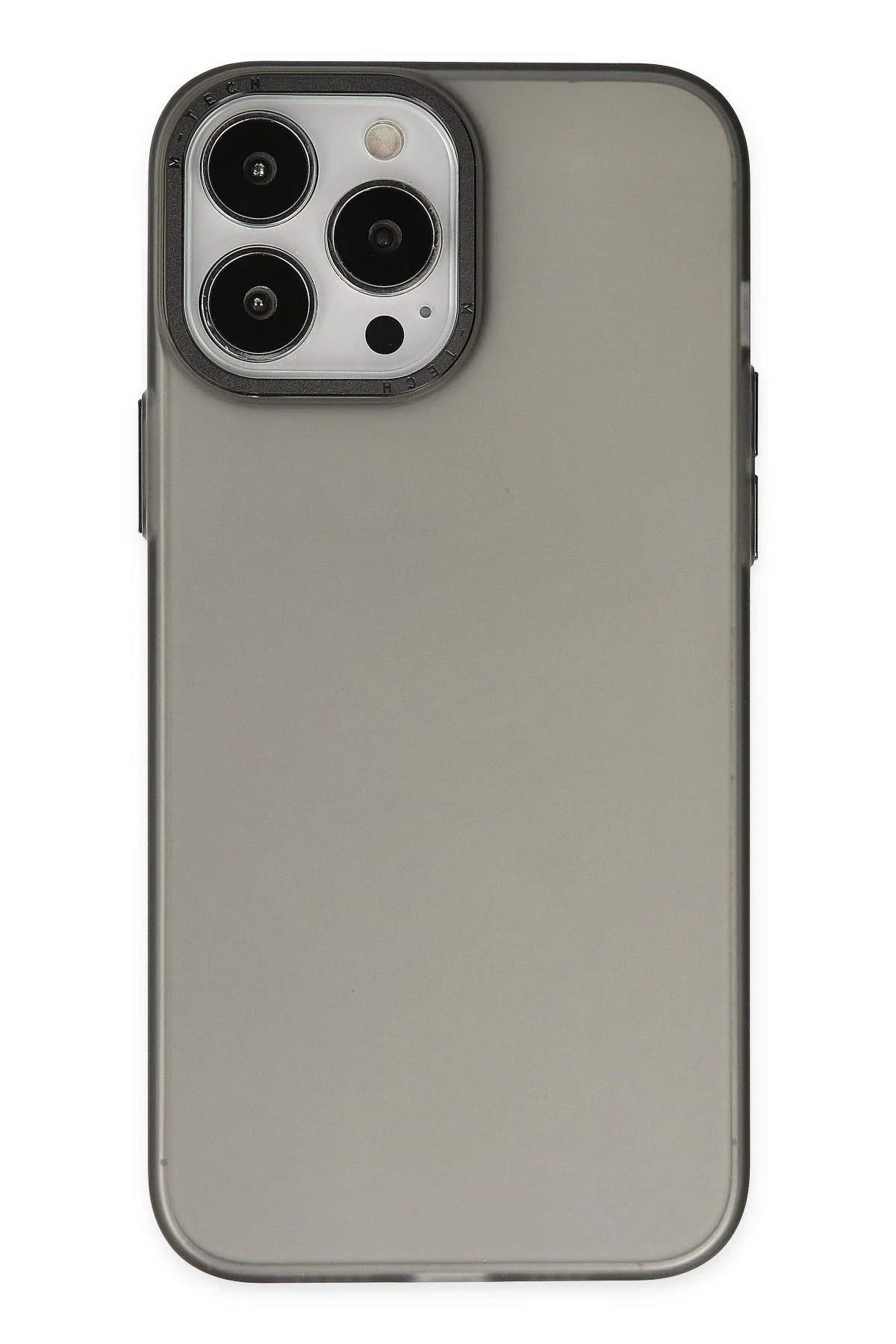 Newface iPhone 13 Pro Max Kılıf Modos Metal Kapak - Siyah
