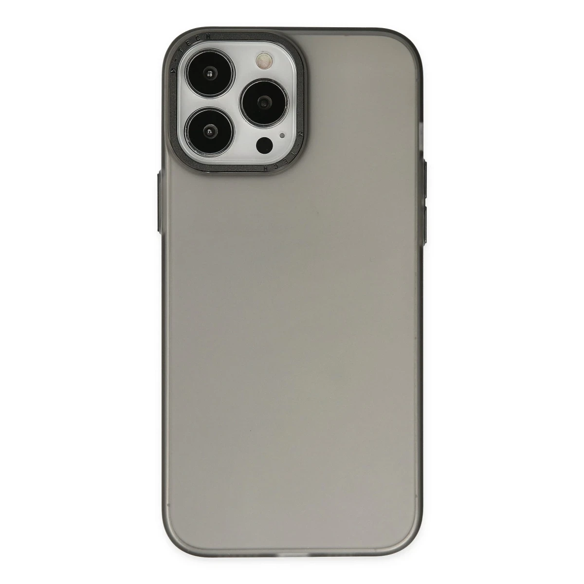 Newface Apple iPhone 13 Pro Max Kılıf Modos Metal Kapak - Siyah — görsel 6