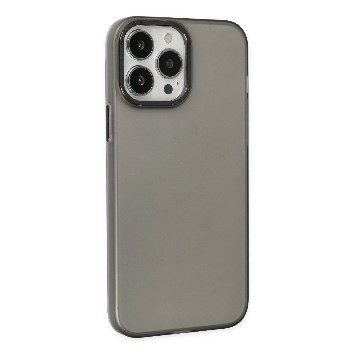 Newface Apple iPhone 13 Pro Max Kılıf Modos Metal Kapak - Siyah — görsel 12