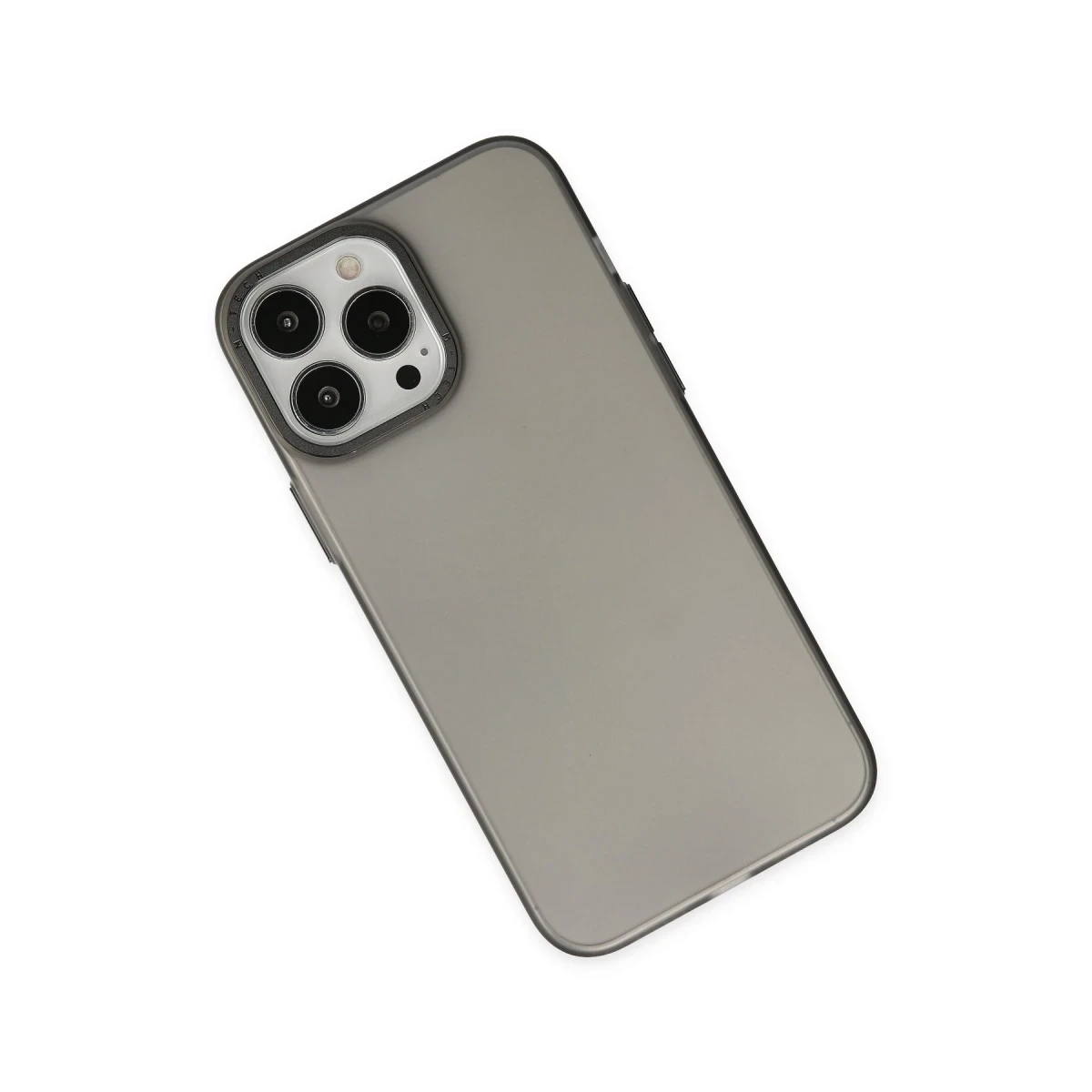 Newface Apple iPhone 13 Pro Max Kılıf Modos Metal Kapak - Siyah — görsel 8
