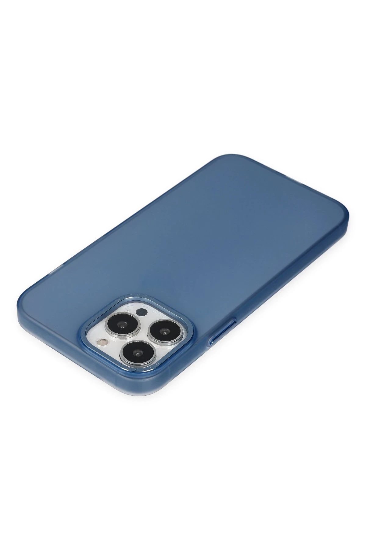 Newface iPhone 13 Pro Max Kılıf Modos Metal Kapak - Lacivert