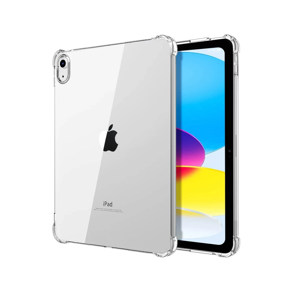 Newface Apple iPad 2022 10.9 (10.nesil) Kılıf Anti Shock Tablet Silikon - Şeffaf — görsel 2