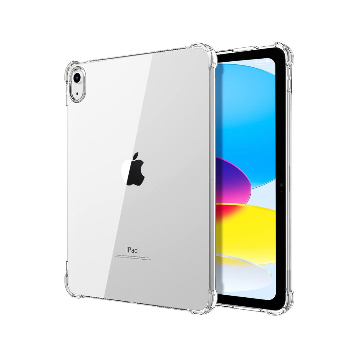 Newface Apple iPad 2022 10.9 (10.nesil) Kılıf Anti Shock Tablet Silikon - Şeffaf — görsel 3