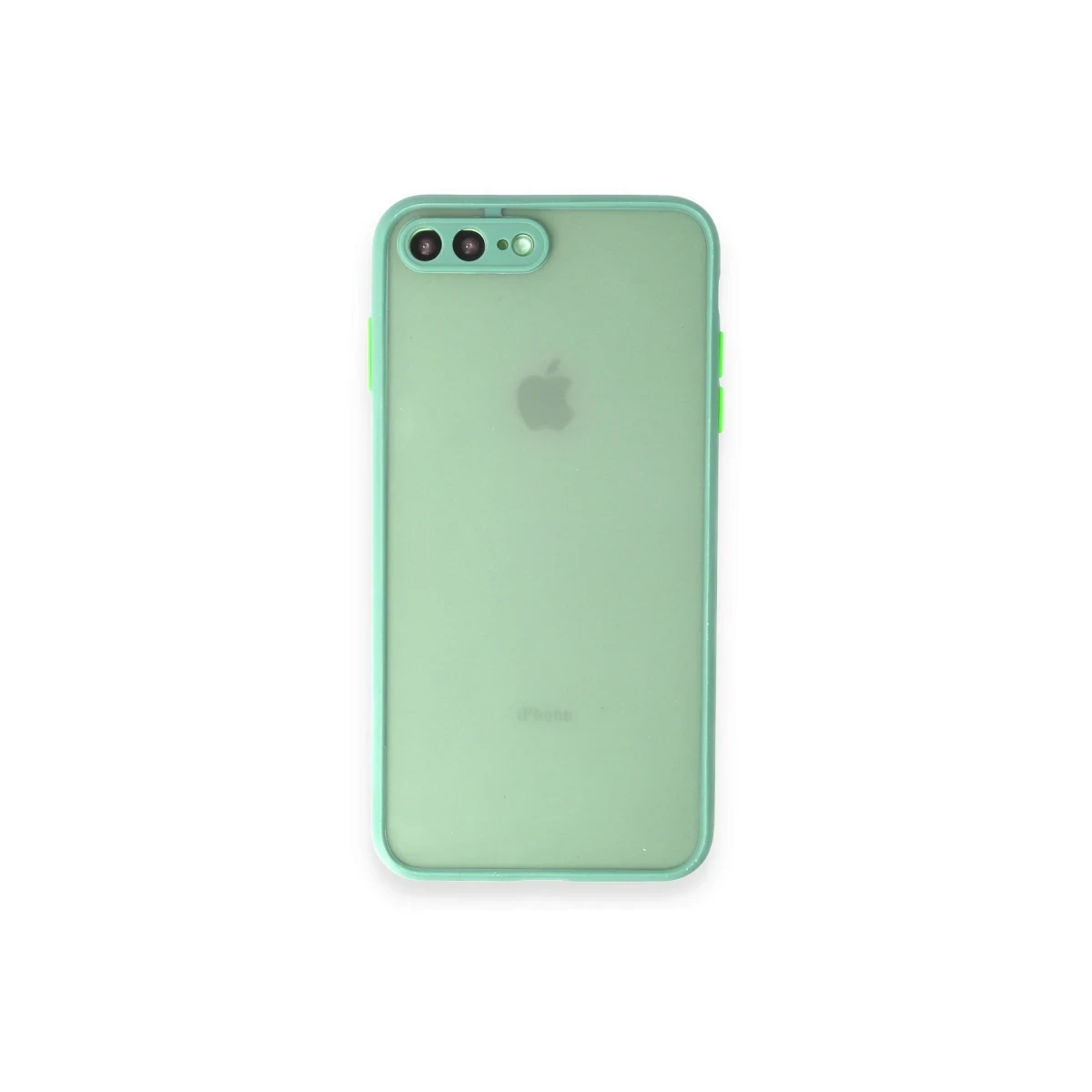 Newface Apple iPhone 7 Plus Kılıf Montreal Silikon Kapak - Turkuaz