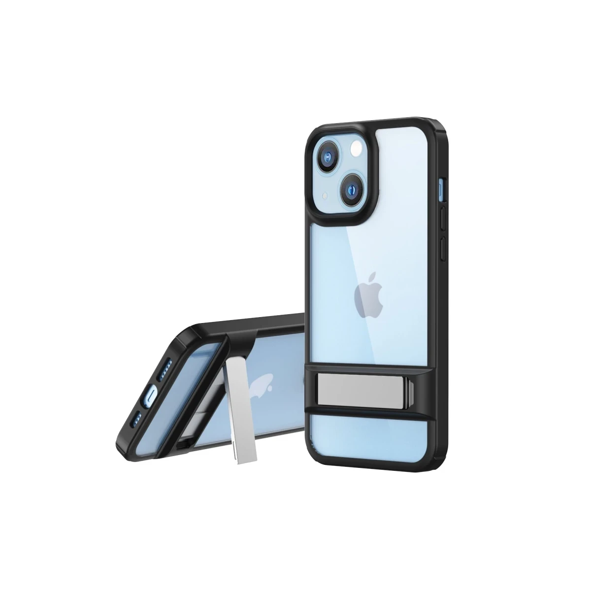 Newface Apple iPhone 14 Kılıf Rolet Stand Kapak - Siyah — görsel 2